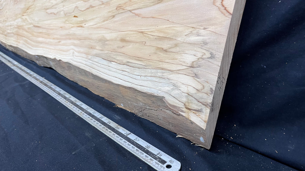 Cedar plank, timber, board. 1134 L x 489 W x 29 D mm  (430mf)