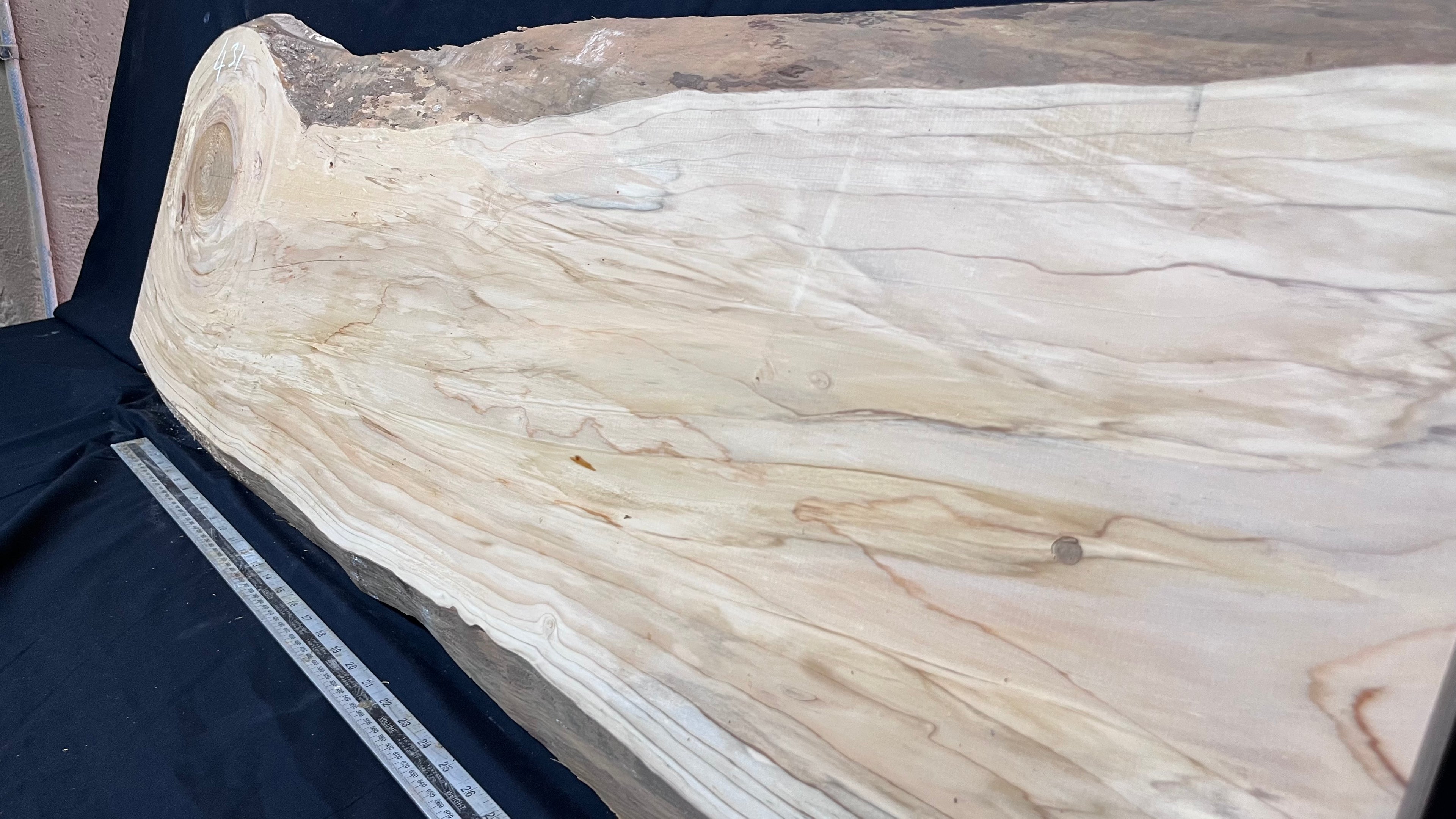Cedar plank, timber, board. 1134 L x 489 W x 29 D mm  (430mf)