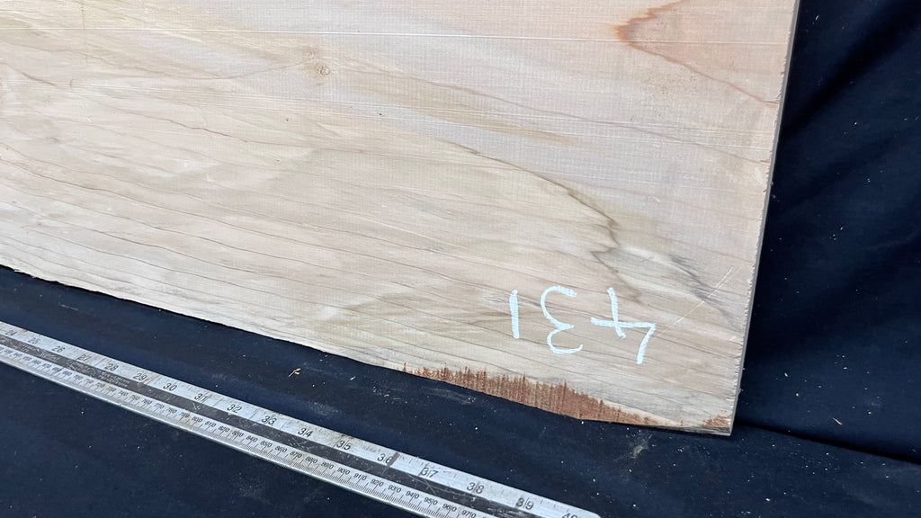 Cedar plank, timber, board. 1134 L x 489 W x 29 D mm  (430mf)