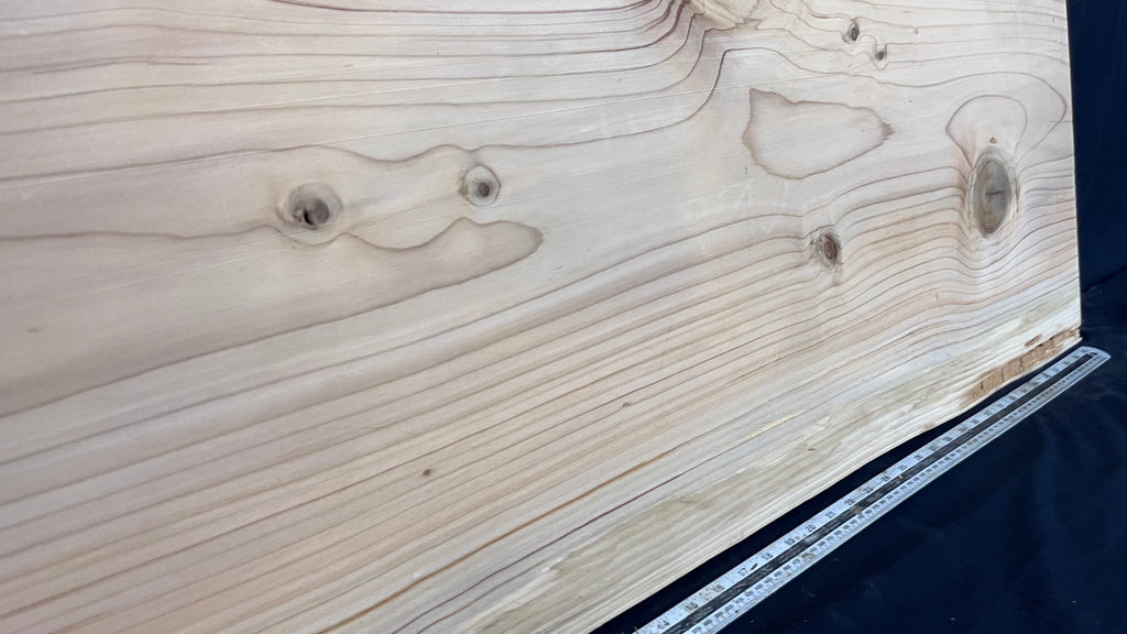 Cedar plank, timber, board. 1104 L x 607 W x 29 D mm  (434mf)