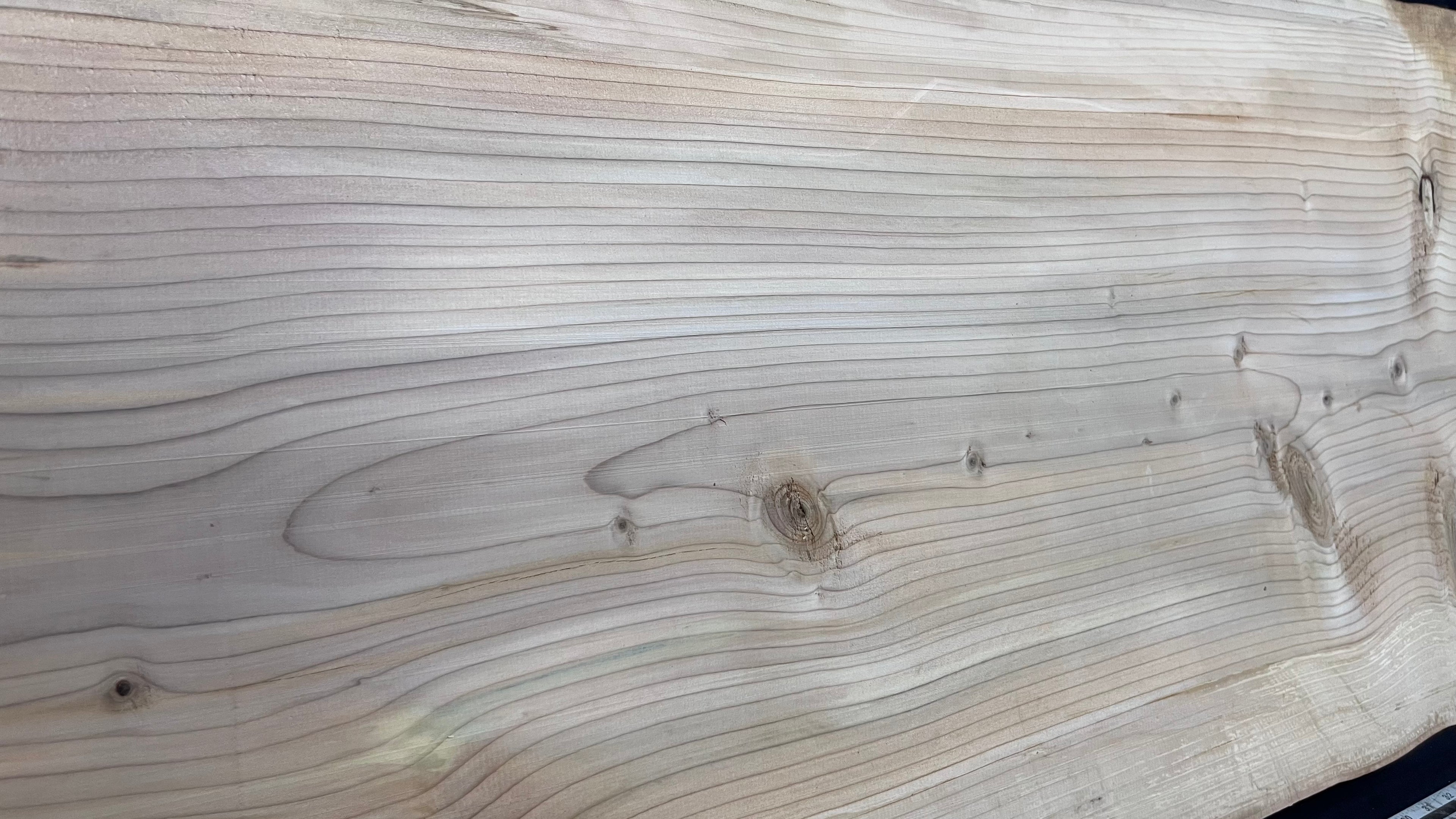 Cedar plank, timber, board, coffee table top. 1039 L x 555 W x 34 D mm  (437mf)