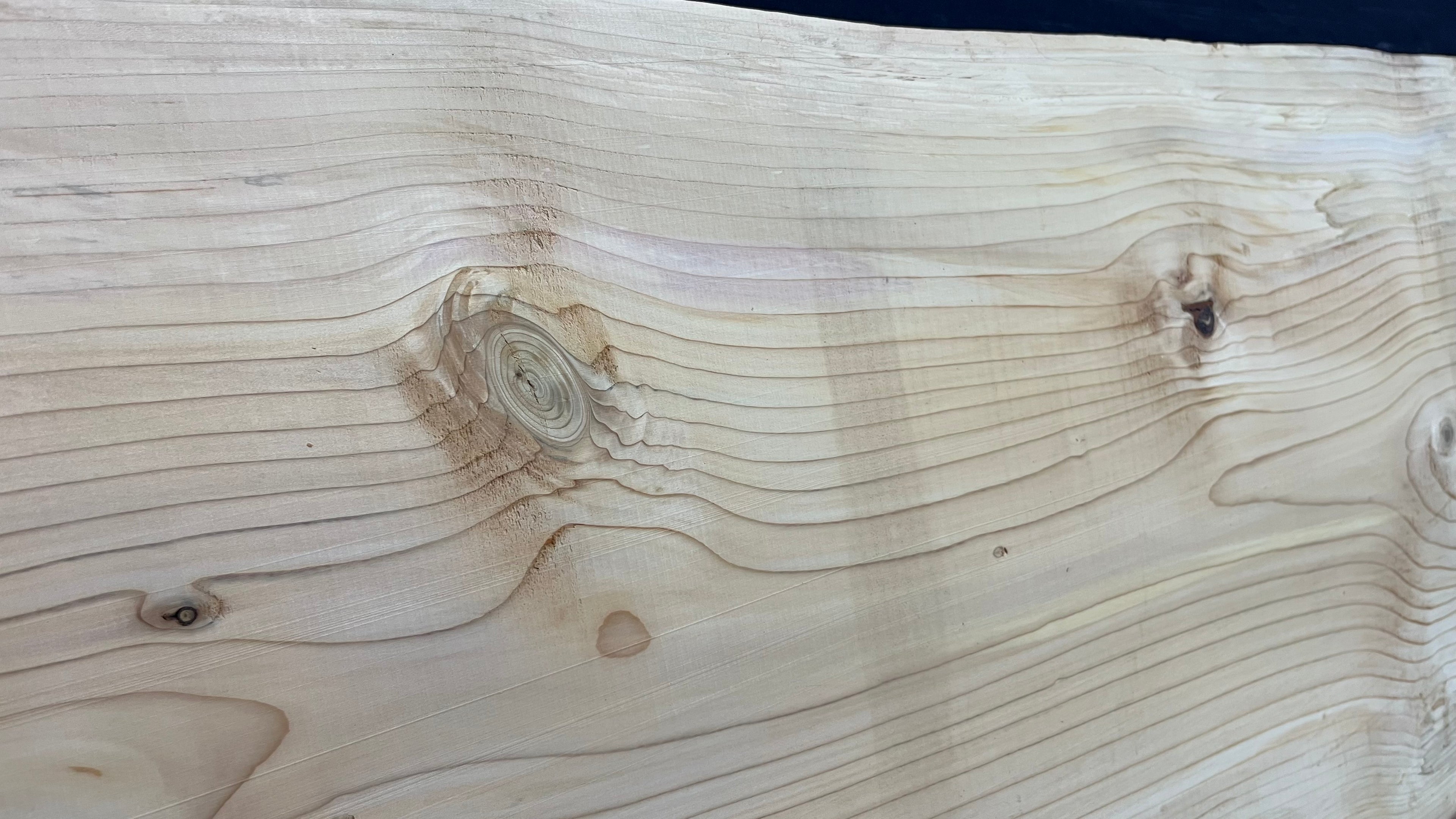 Cedar plank, timber, board, coffee table top. 1006 L x 515 W x 30 D mm  (440mf)