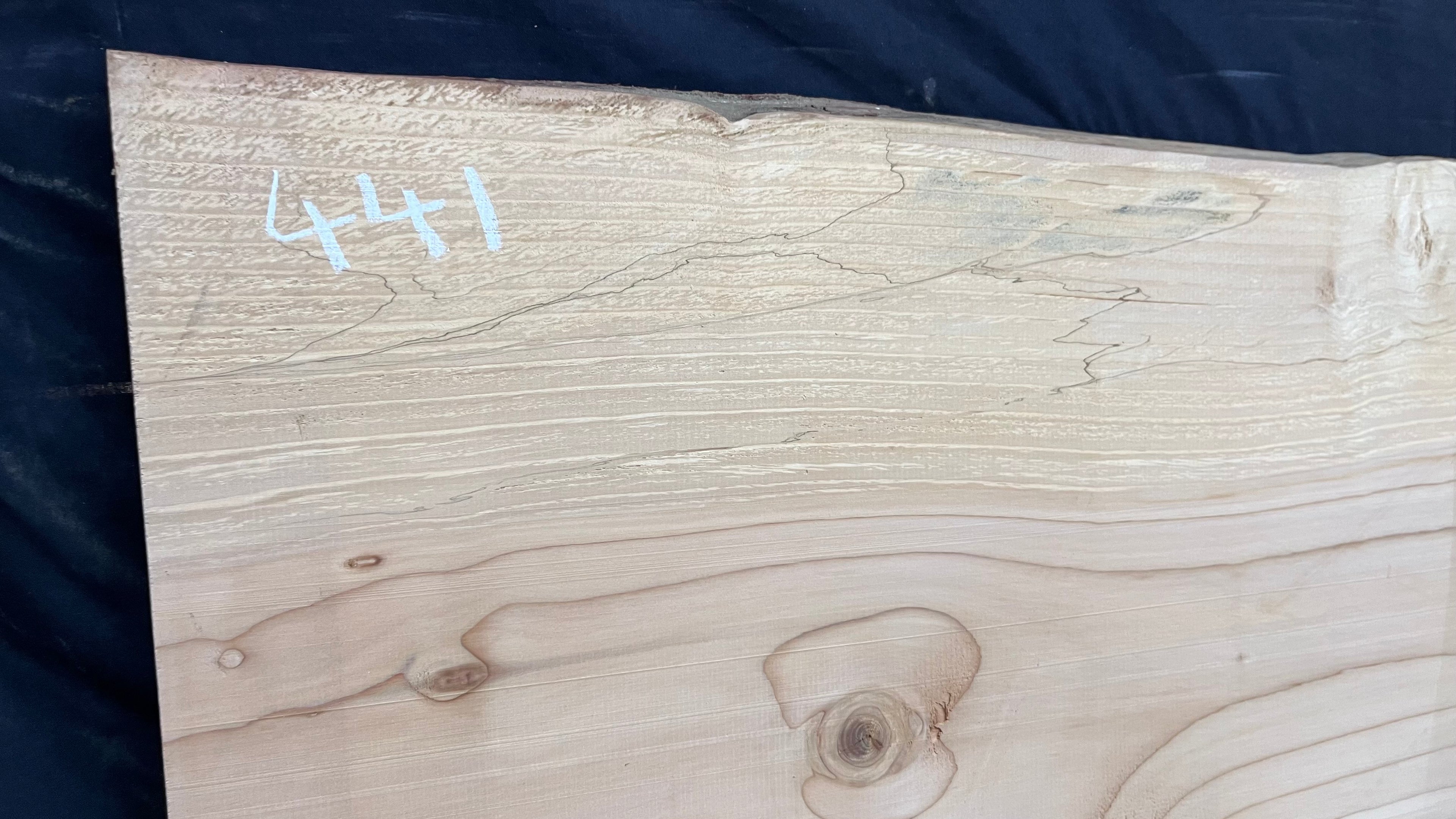 Cedar plank, timber, board, coffee table top. 993 L x 508 W x 29 D mm  (441mf)