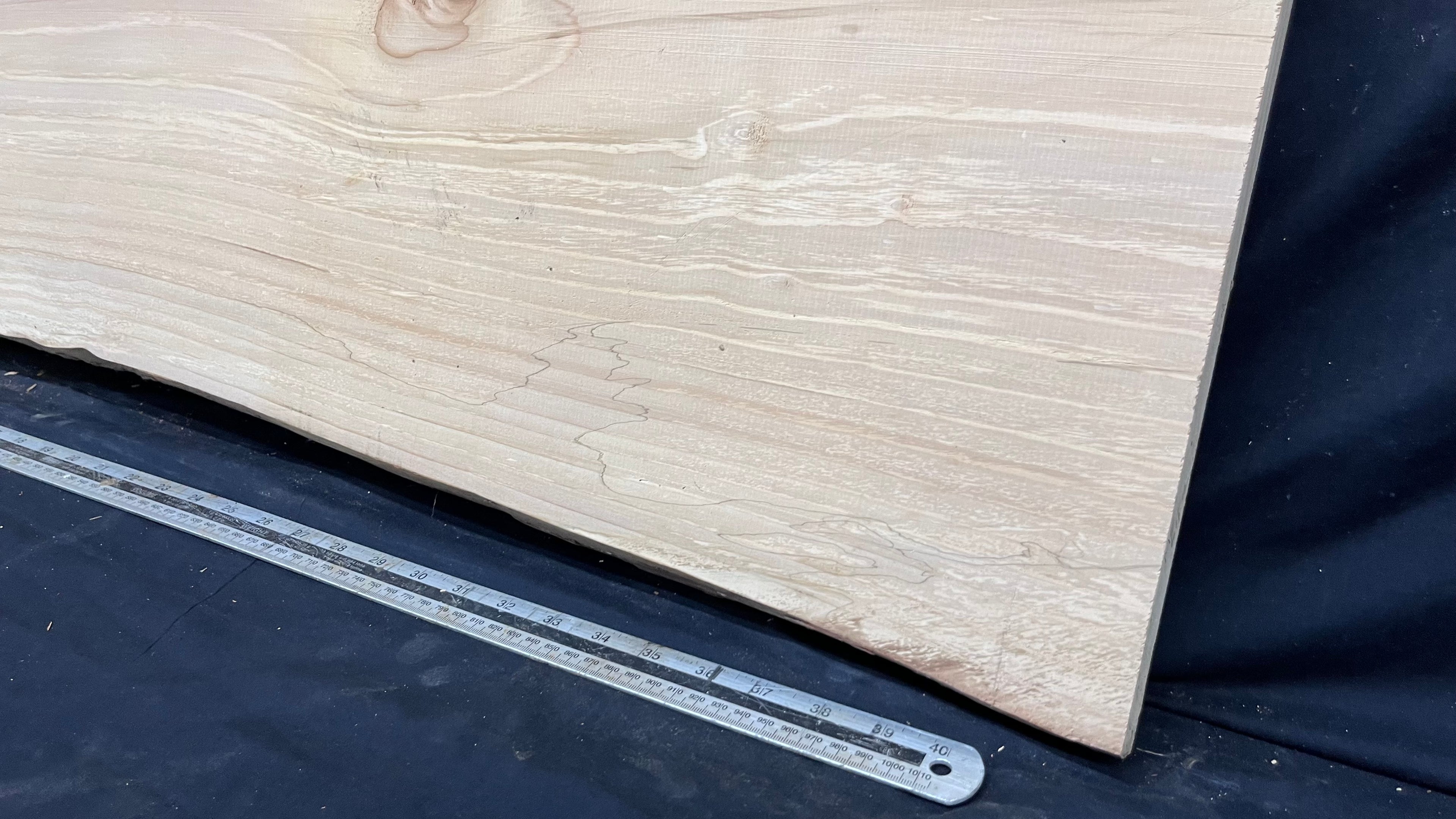 Cedar plank, timber, board, coffee table top. 1080 L x 495 W x 29 D mm  (442mf)