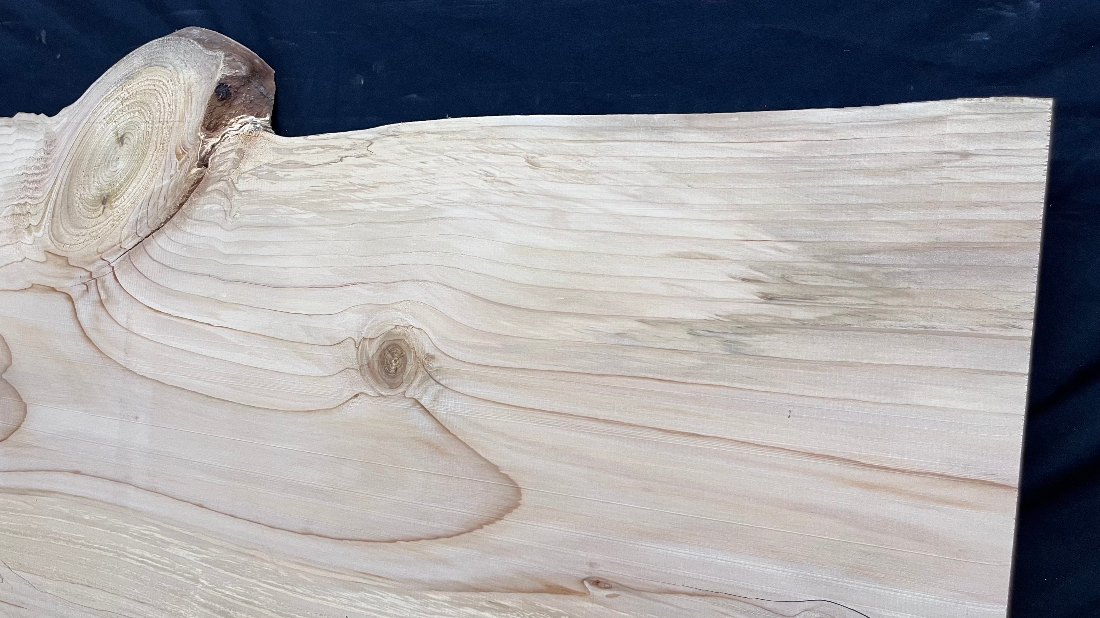 Cedar plank, timber, board, coffee table top. 1080 L x 495 W x 29 D mm  (442mf)