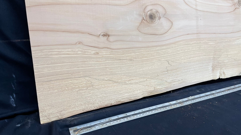 Cedar plank, timber, board, coffee table top. 1080 L x 495 W x 29 D mm  (442mf)