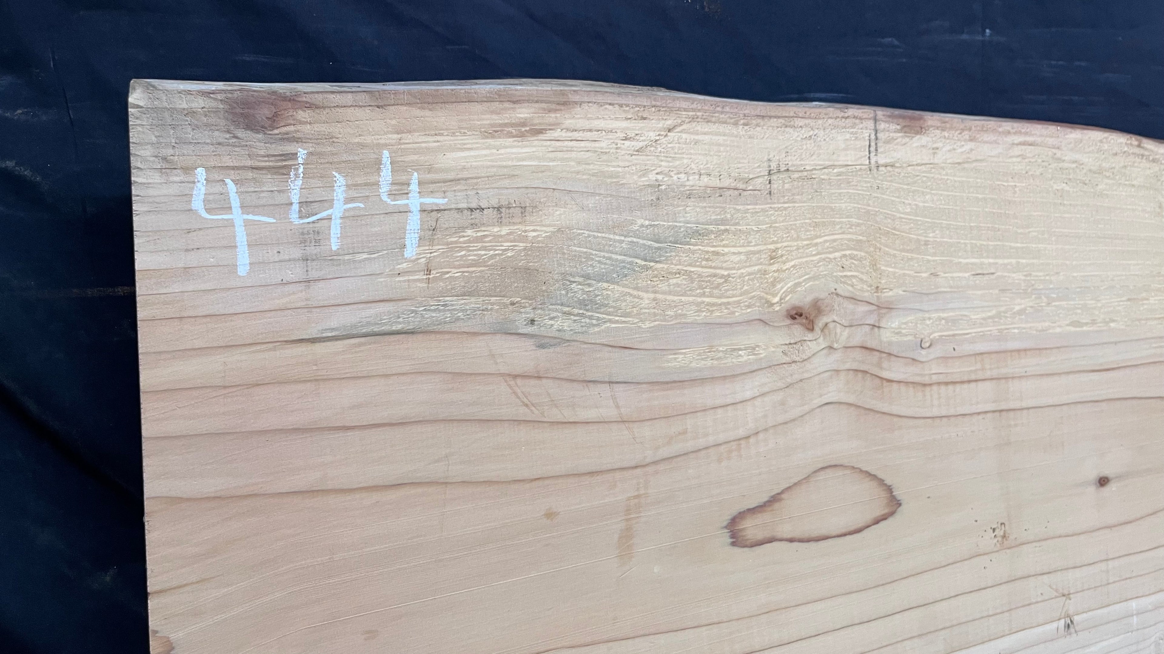 Cedar plank, timber, board, coffee table top. 981 L x 519 W x 29 D mm  (444mf)