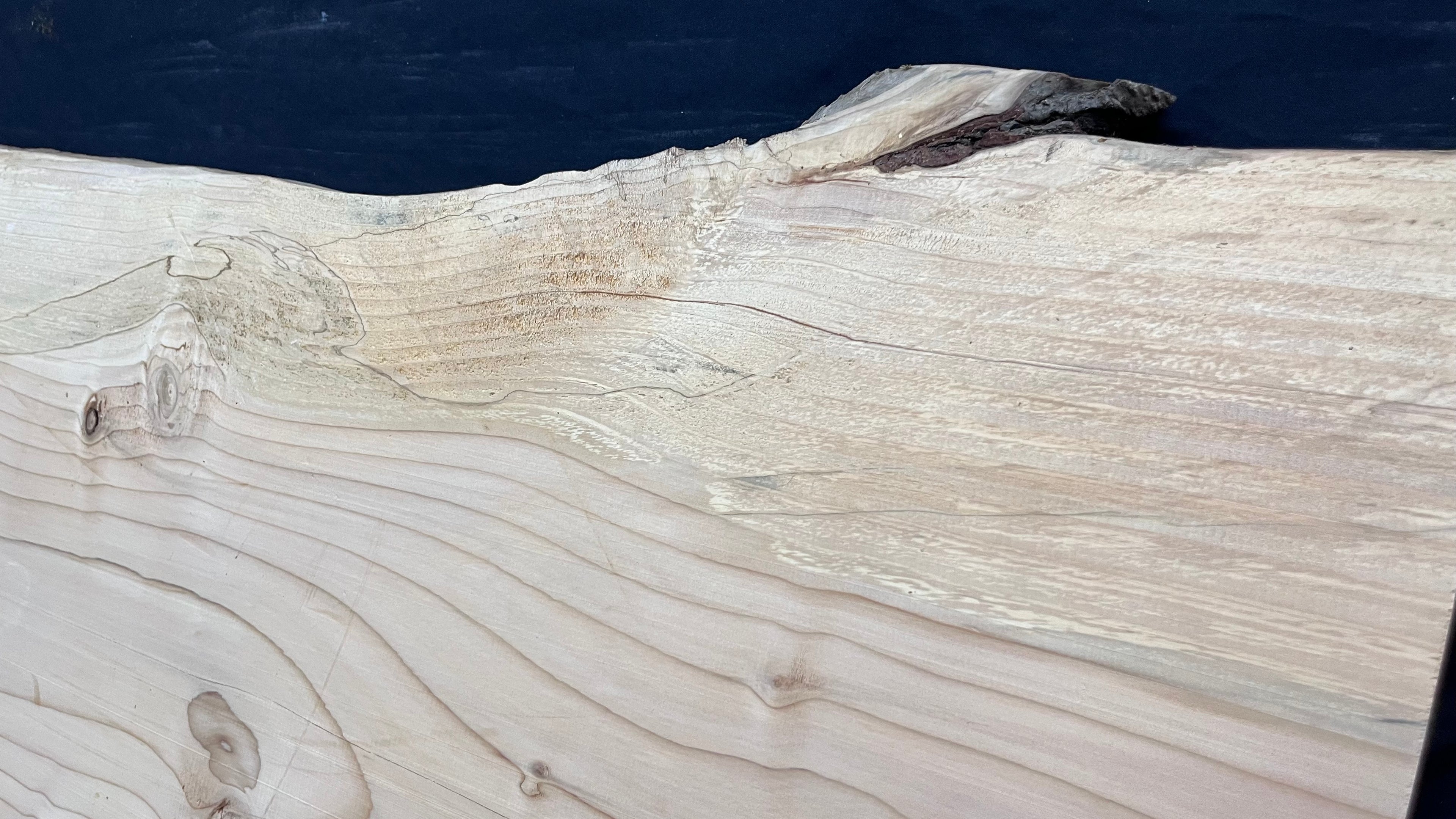 Cedar plank, timber, board, coffee table top. 1040 L x 548 W x 30 D mm  (448mf)