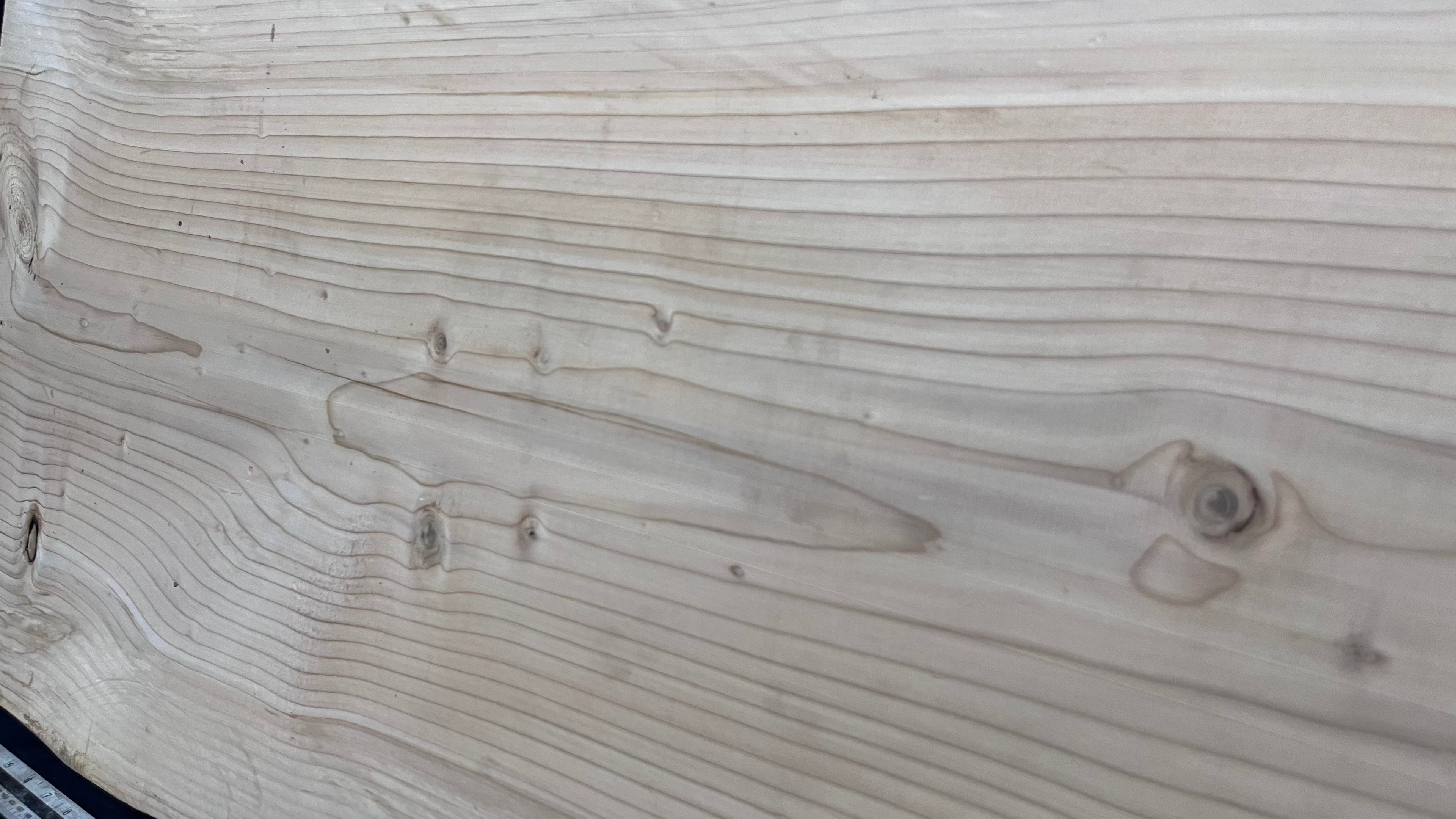 Cedar plank, timber, board, coffee table top. 1046 L x 525 W x 29 D mm  (449mf)