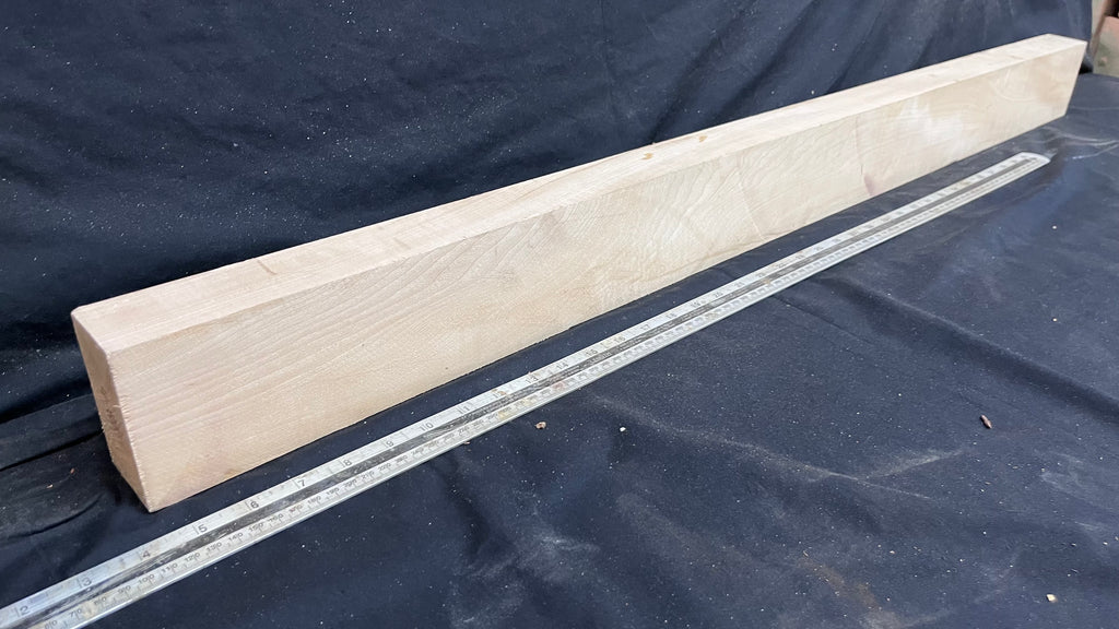 Lime wood carving block, 1130 L x 90 W x 48 D mm        (451)