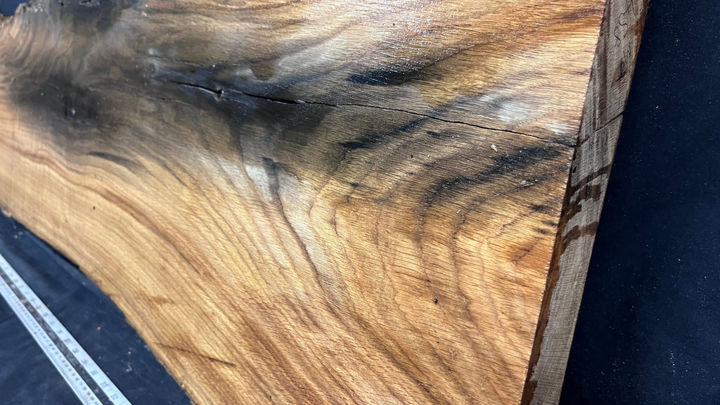 Oak hardwood, resin project, table top, 1478 L x 463 W x 40 D mm      (458mt)