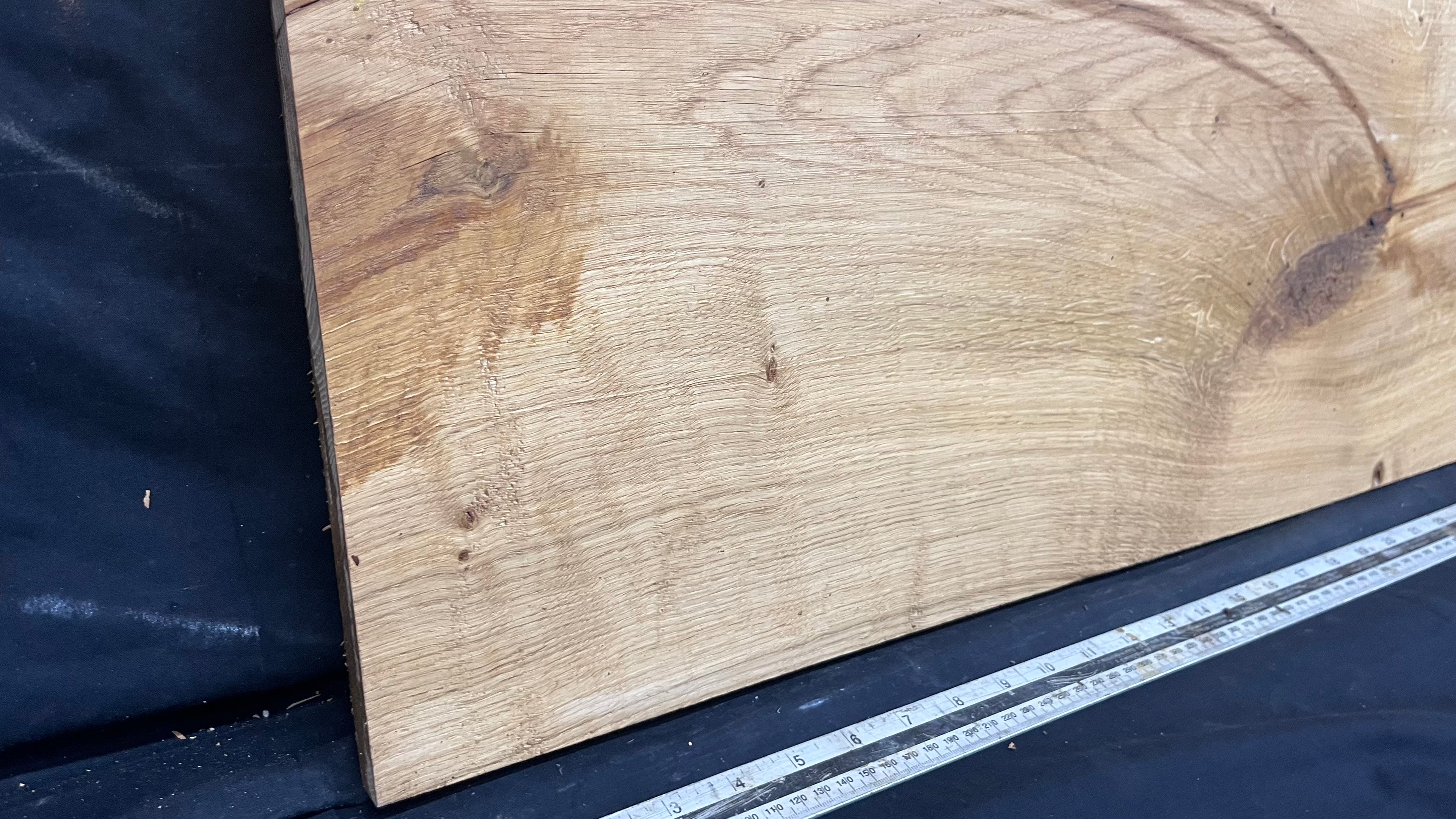 Oak hardwood, thin threshold, shelf, 964 L x 485 W x 16 D mm      (459mt)