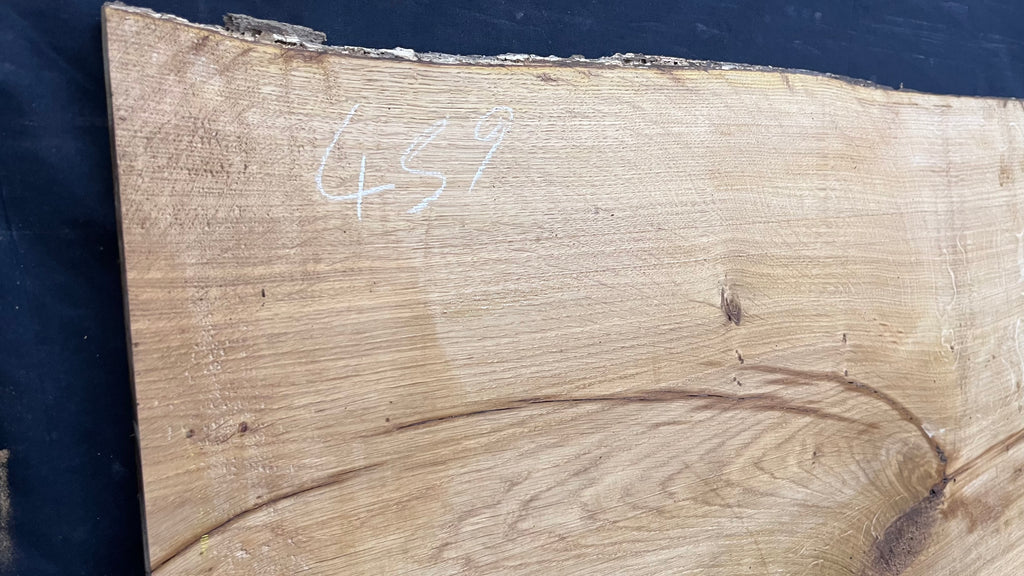Oak hardwood, thin threshold, shelf, 964 L x 485 W x 16 D mm      (459mt)