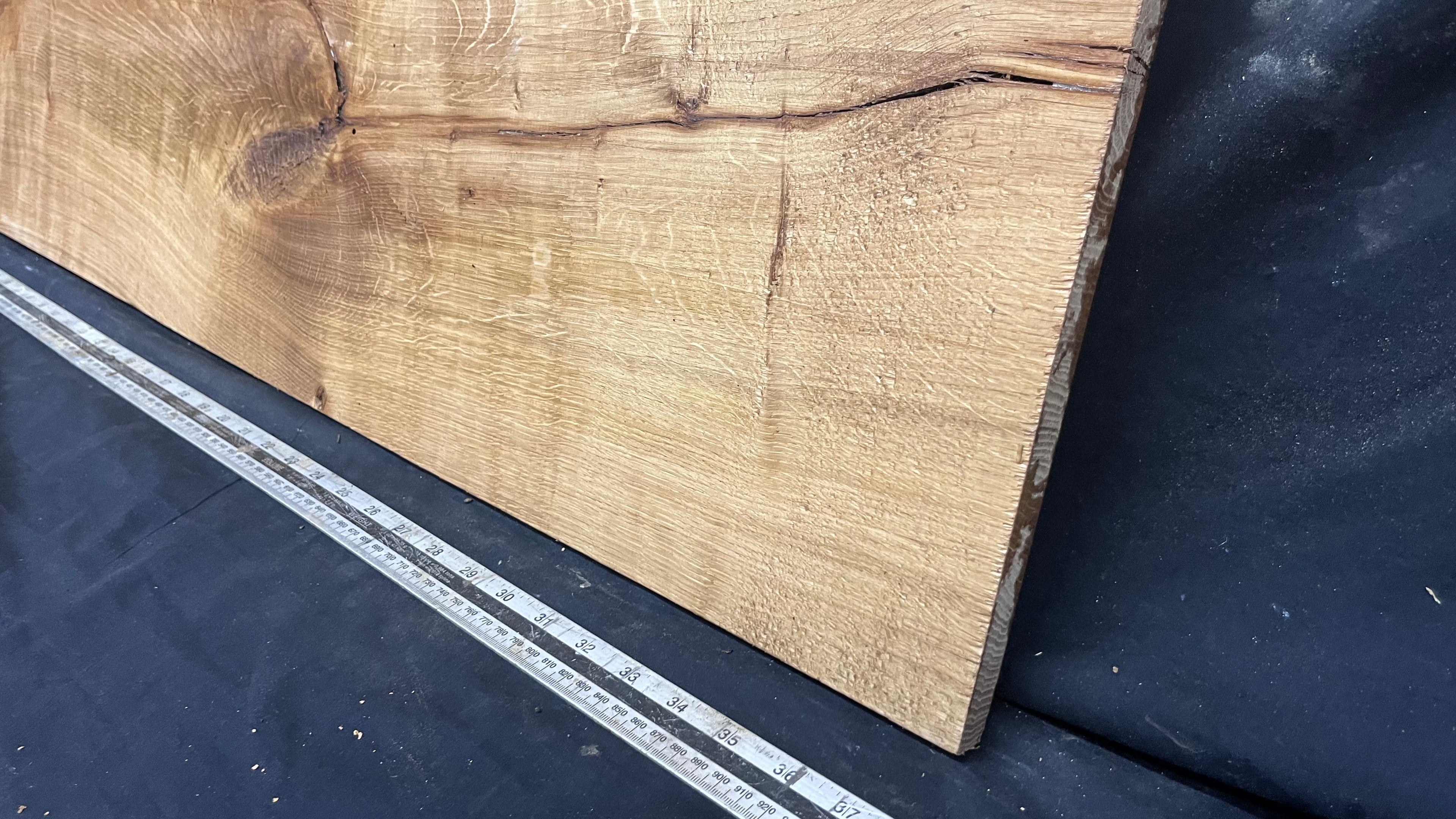 Oak hardwood, thin threshold, shelf, 964 L x 485 W x 16 D mm      (459mt)