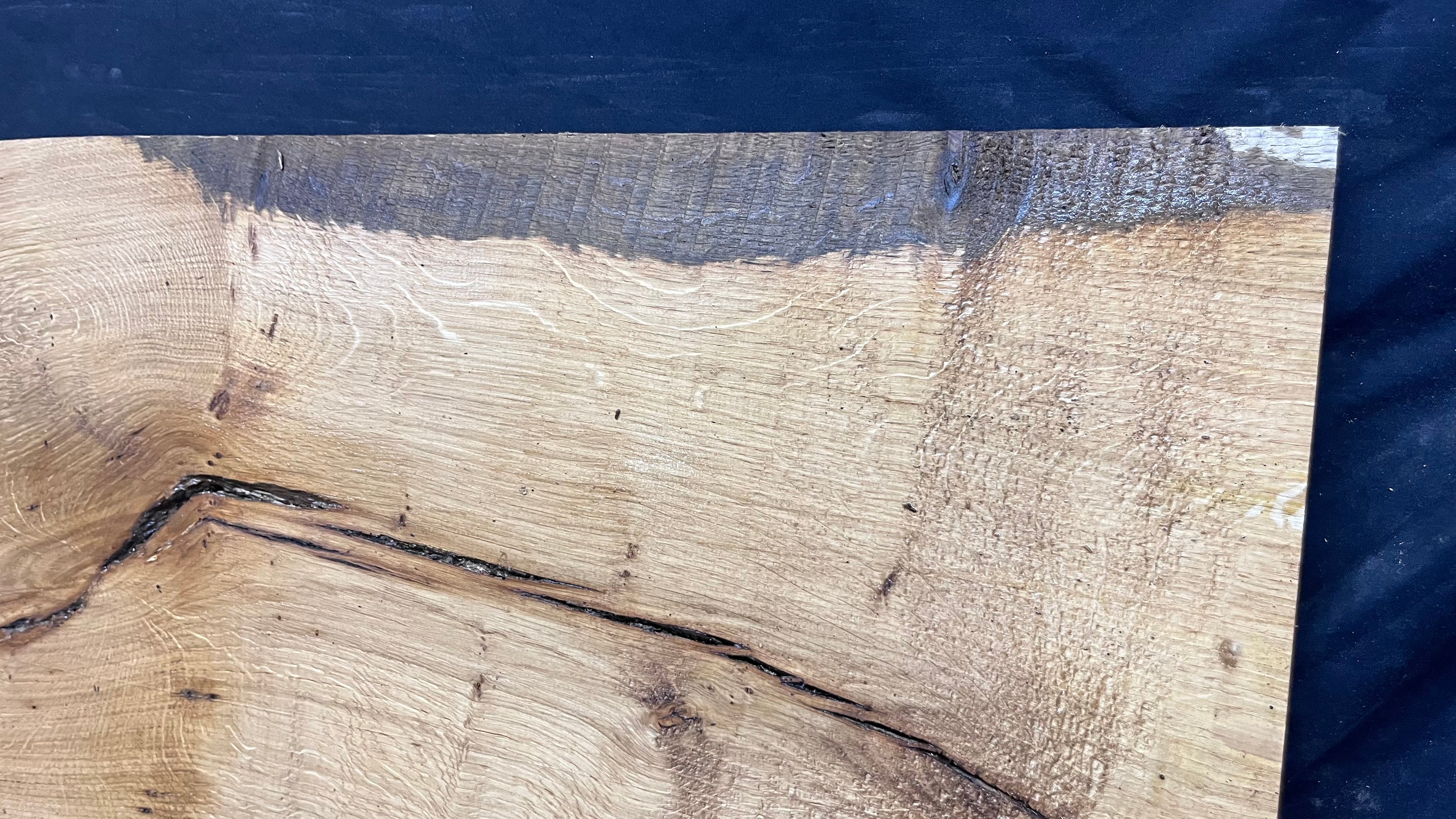 Oak hardwood, thin threshold, shelf, 964 L x 485 W x 16 D mm      (459mt)