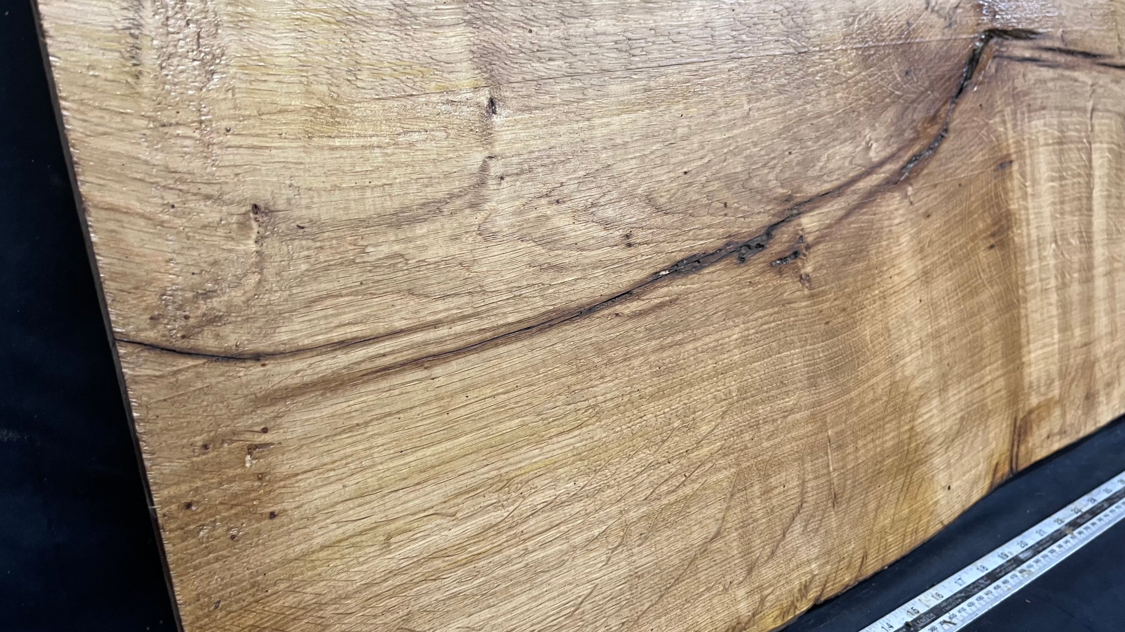 Oak hardwood, thin threshold, shelf, 964 L x 485 W x 16 D mm      (459mt)