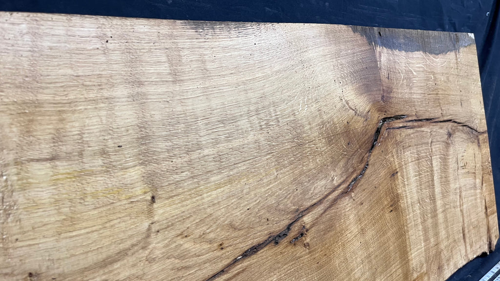 Oak hardwood, thin threshold, shelf, 964 L x 485 W x 16 D mm      (459mt)