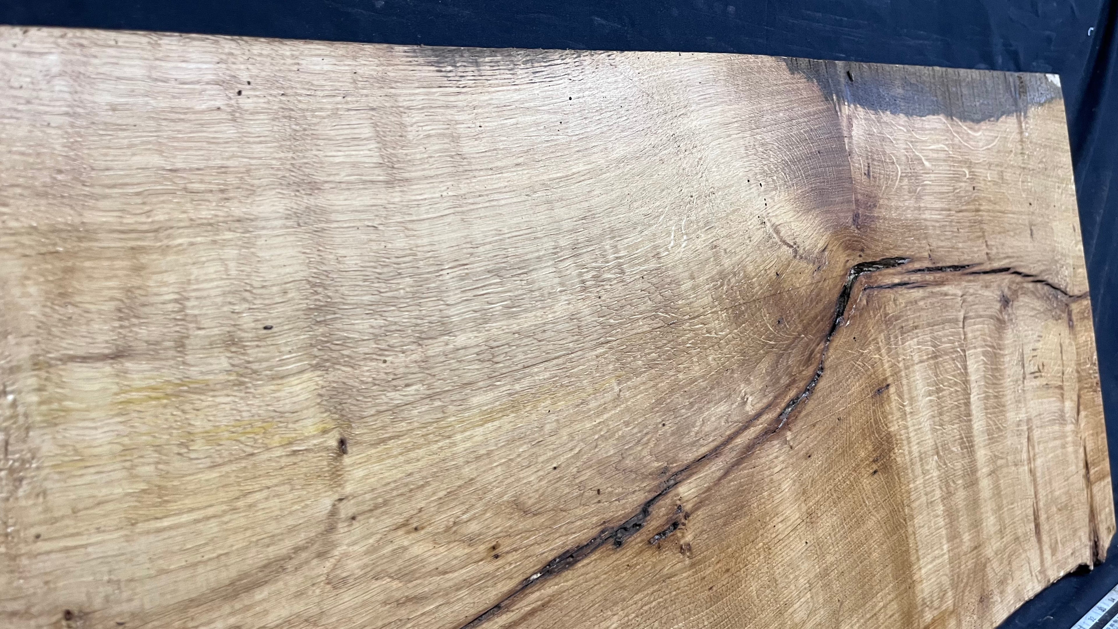 Oak hardwood, thin threshold, shelf, 964 L x 485 W x 16 D mm      (459mt)