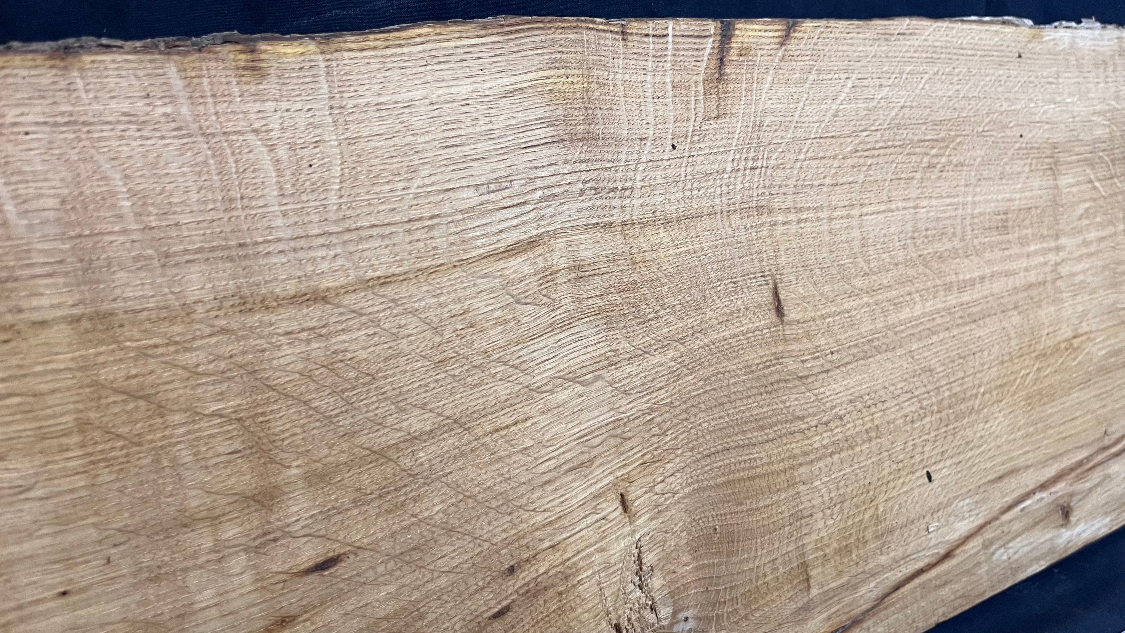 Oak hardwood, thin tone wood, shelf, 1404 L x 289 W x 9 D mm      (460mt)