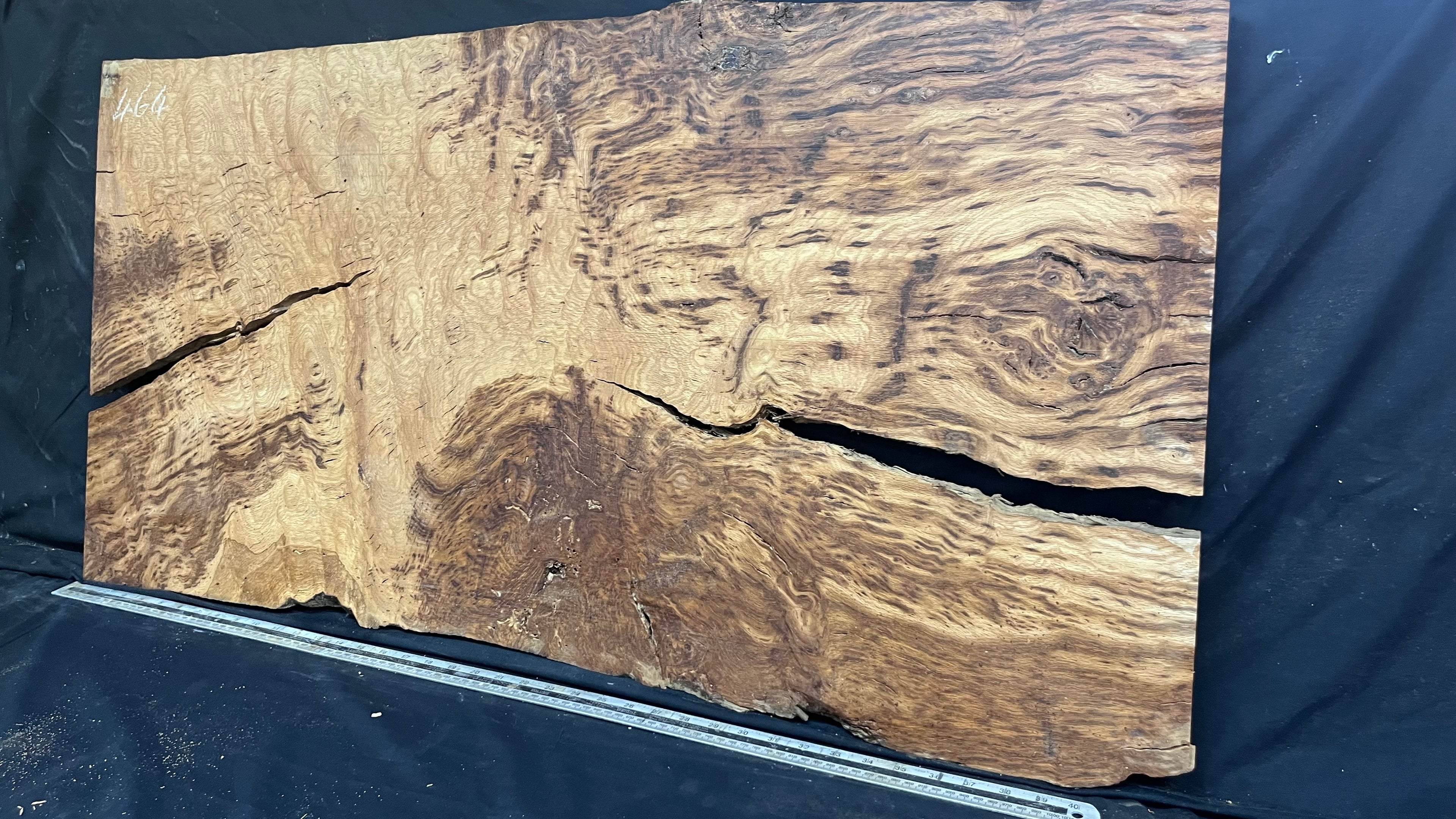 Tiger oak hardwood, feature wood, wall hanging 1087 L x 567 W x 18 D mm      (464mt)