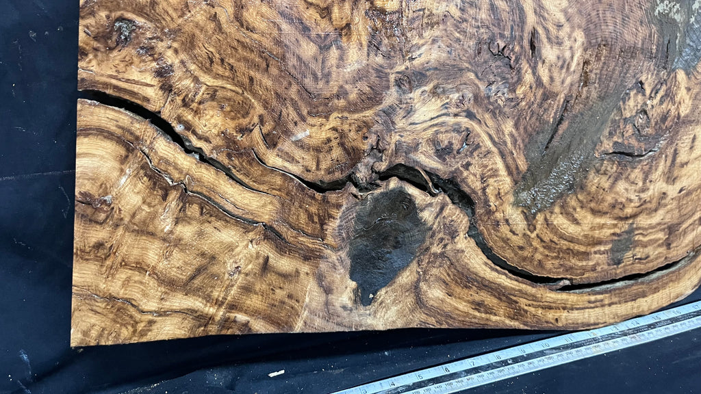 Tiger oak, feature wood, wall hanging 1114 L x 546 W x 15 D mm      (465mt)