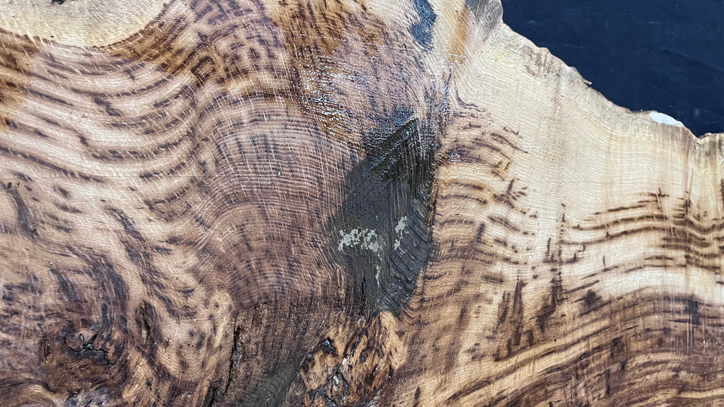 Tiger oak, feature wood, wall hanging 1114 L x 546 W x 15 D mm      (465mt)
