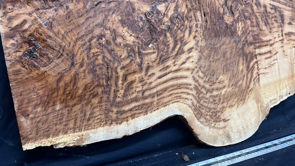 Tiger oak, feature wood, wall hanging 1114 L x 546 W x 15 D mm      (465mt)