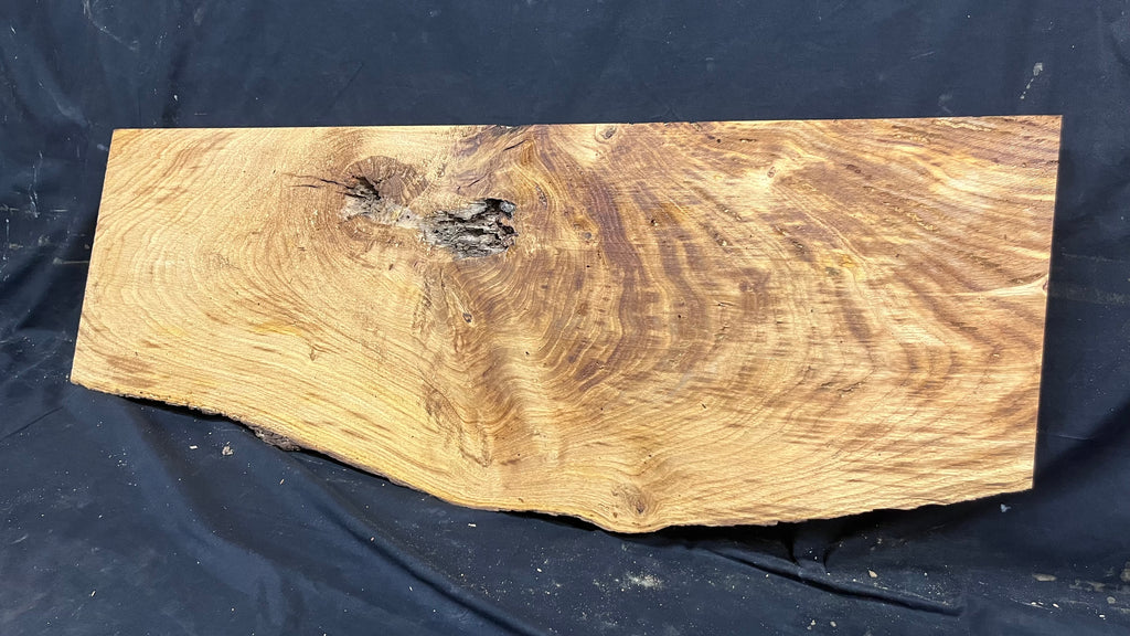 Oak slab, shelving, board, mantel 979 L x 327 W x 31 D mm      (474mt)