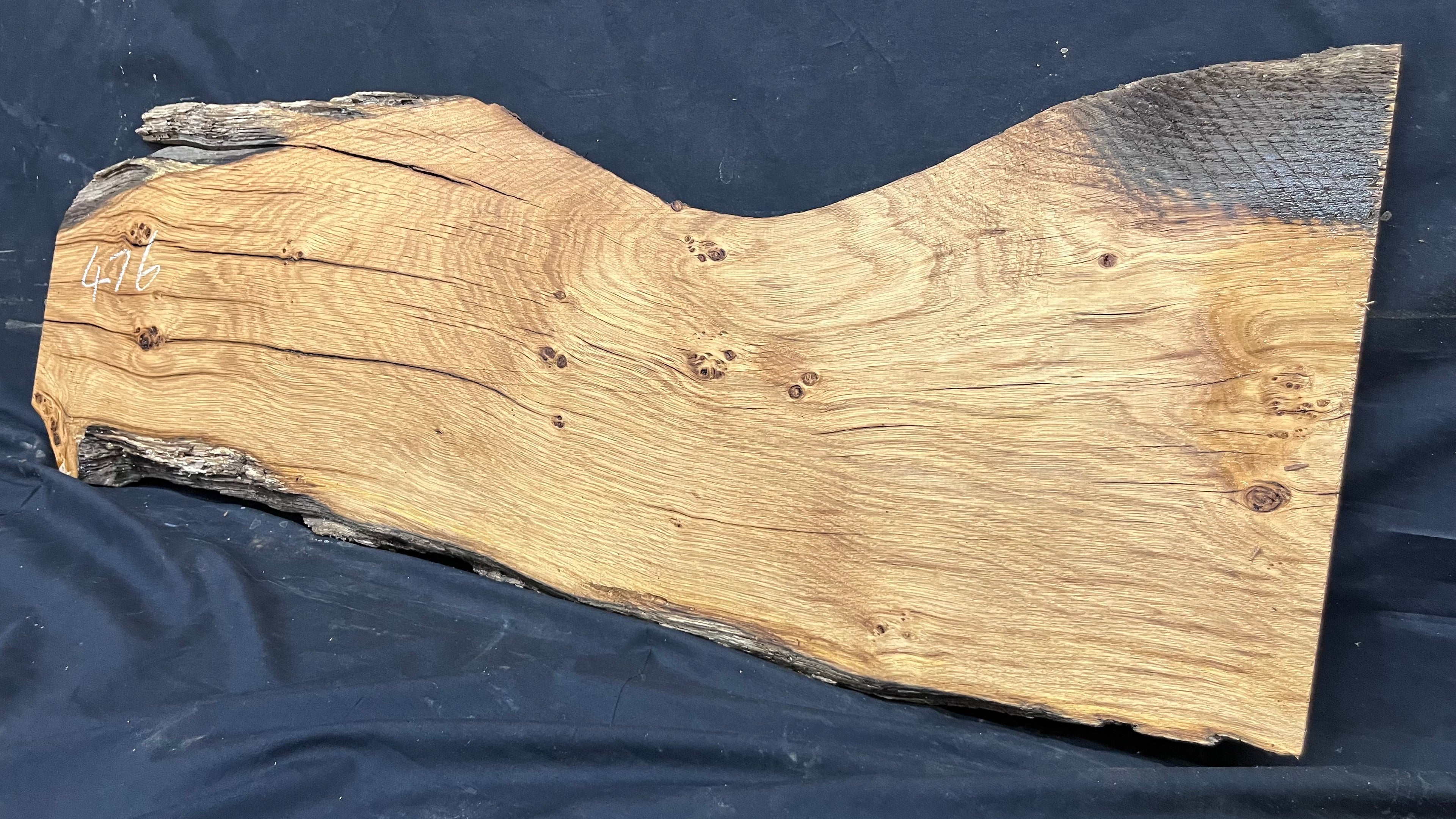Oak slab, shelving, board, mantel 944 L x 284 W x 16 D mm      (476mt)
