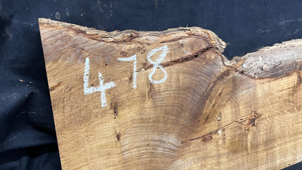 Oak slab, 1/4 sawn, shelving, board, mantel 1078 L x 250 W x 18 D mm      (478mt)