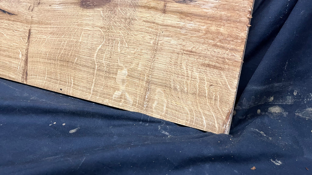 Oak slab, 1/4 sawn, shelving, board, mantel 1078 L x 250 W x 18 D mm      (478mt)
