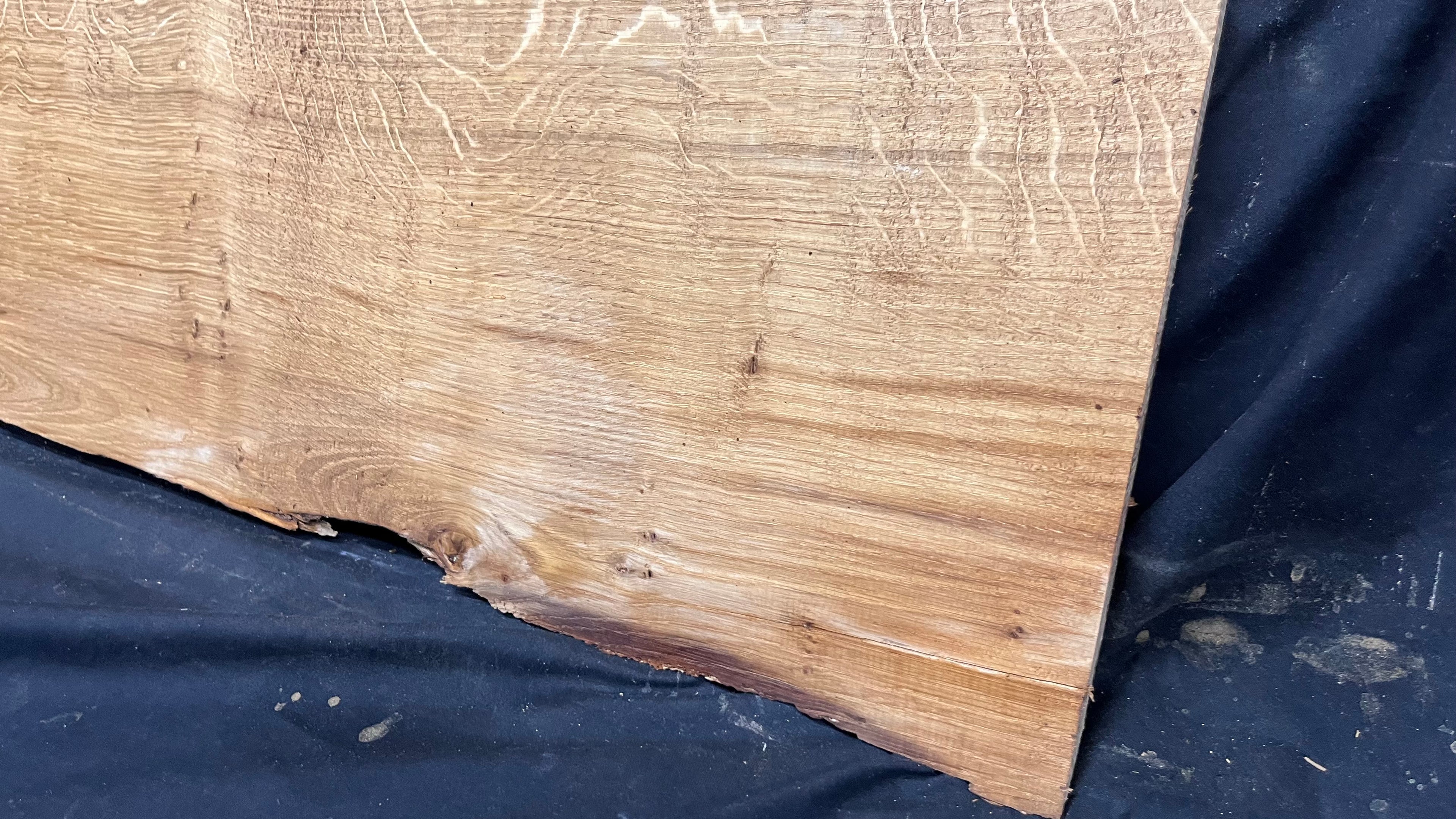 Oak slab, 1/4 sawn, shelving, board, mantel 1078 L x 250 W x 18 D mm      (478mt)
