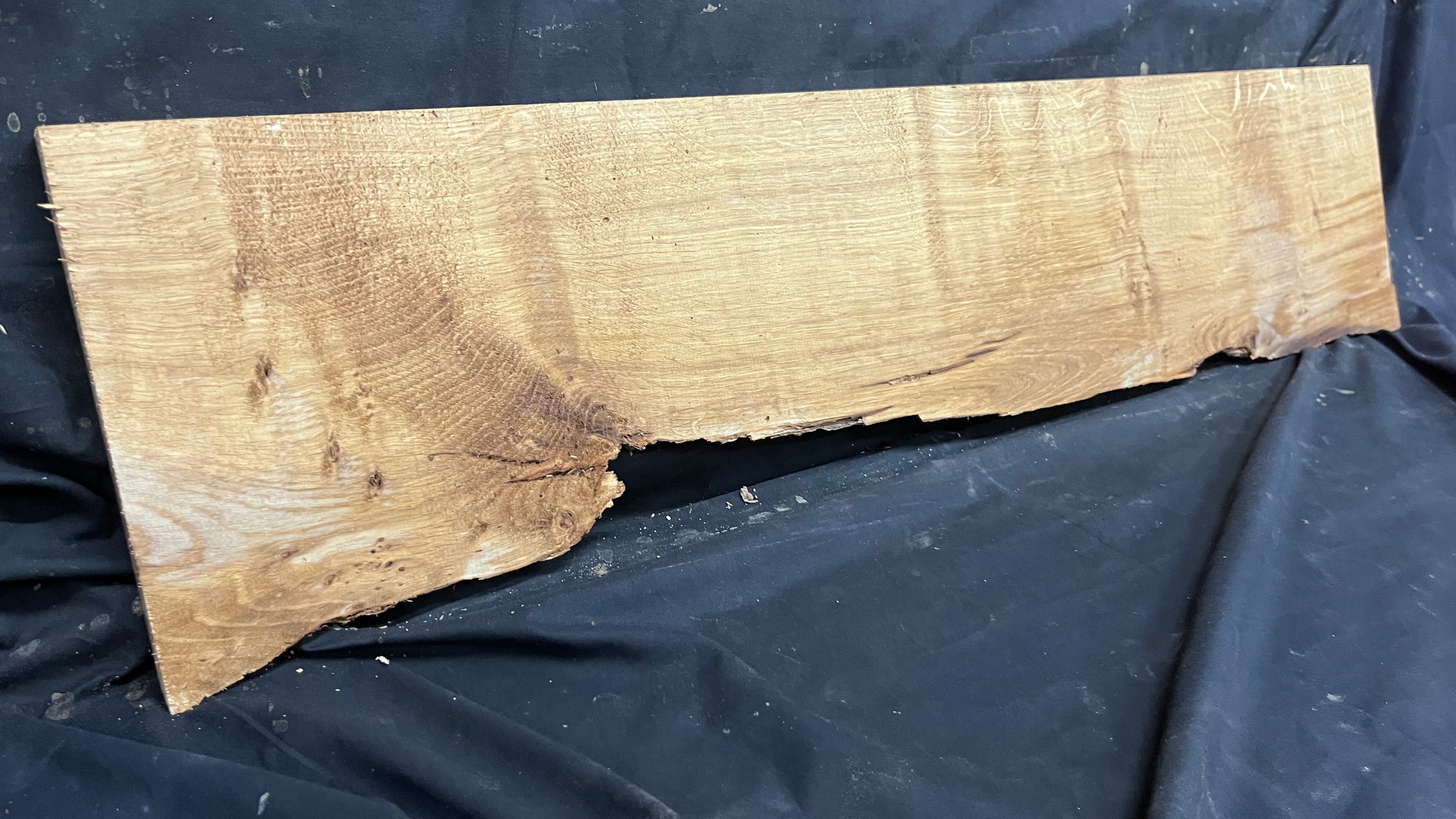 Oak slab, 1/4 sawn, shelving, board, mantel 1078 L x 250 W x 18 D mm      (478mt)