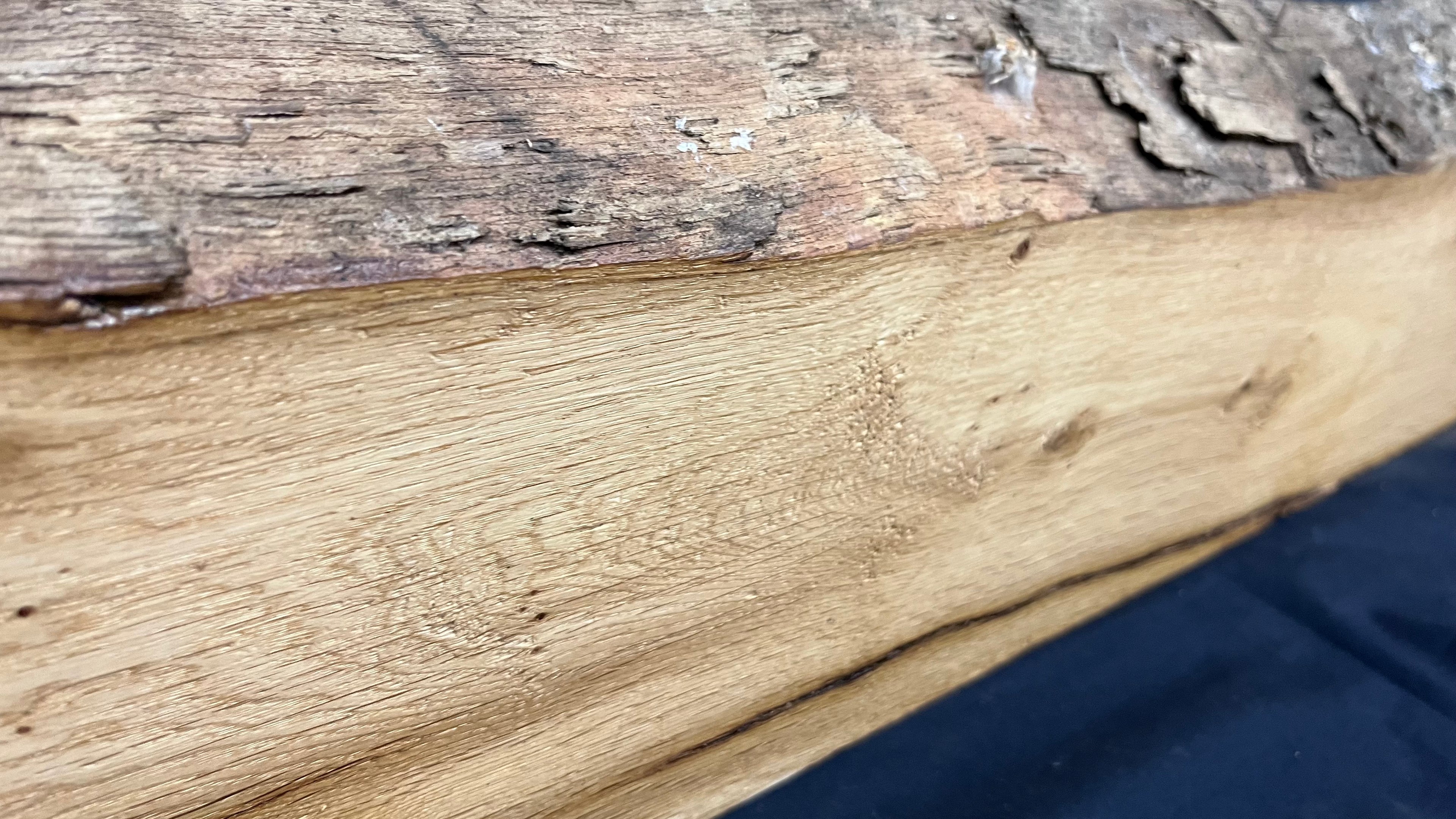 Oak slab, shelving, board, mantel 909 L x 190 W x 57 D mm      (481mt)