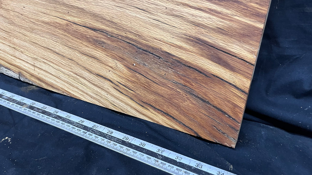 Oak slab, shelving, board, mantel 864 L x 295 W x 32 D mm      (484mt)