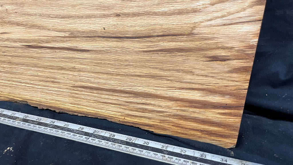 Oak slab, shelving, board, mantel 864 L x 295 W x 32 D mm      (484mt)