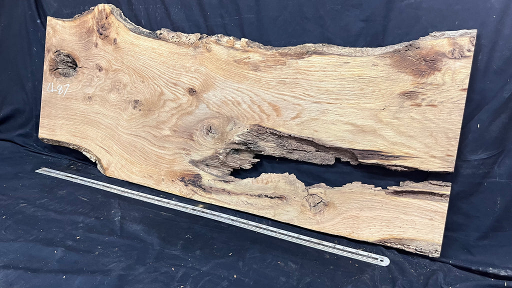 Oak resin coffee table blank 1197 L x 485 W x 25 D mm      (487mt)