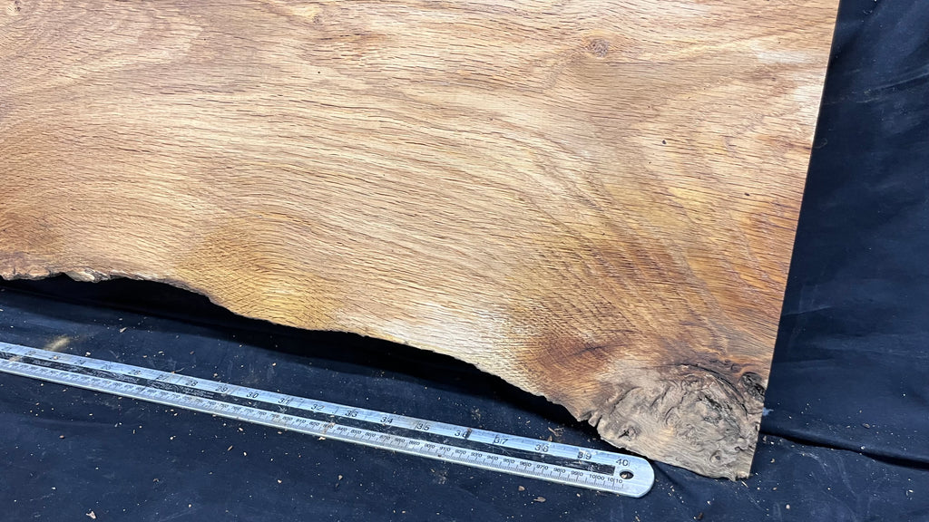 Oak resin coffee table blank 1197 L x 485 W x 25 D mm      (487mt)