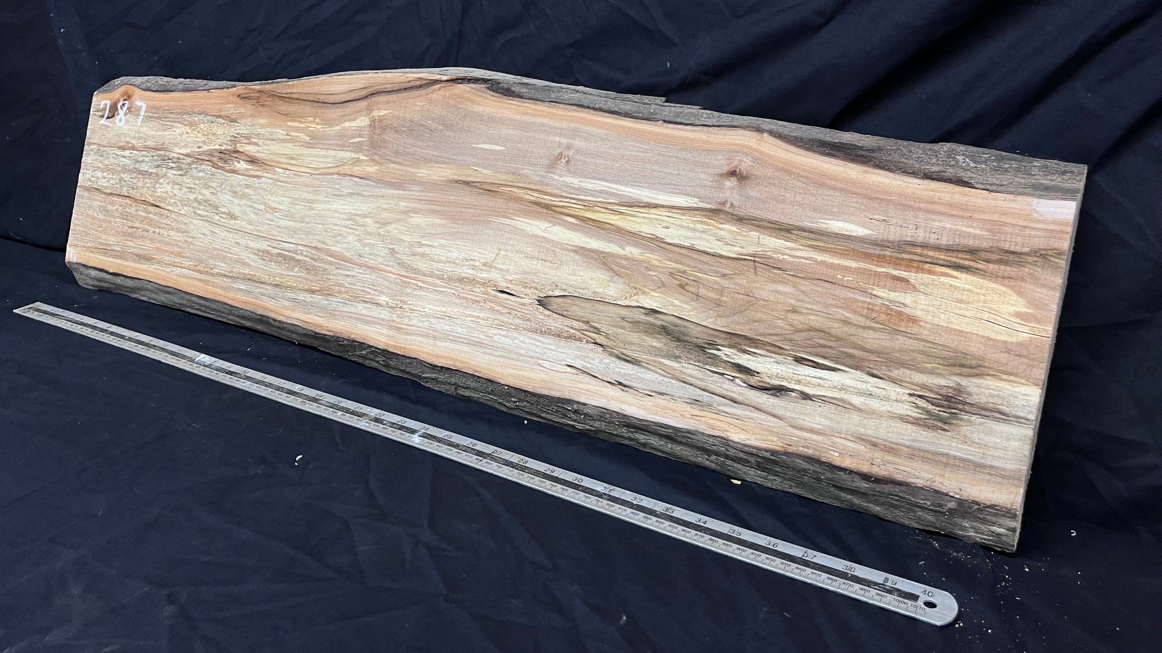 Sycamore plank, shelf, craft wood 1050 L x 296 W x 32 D (mm)    (287)