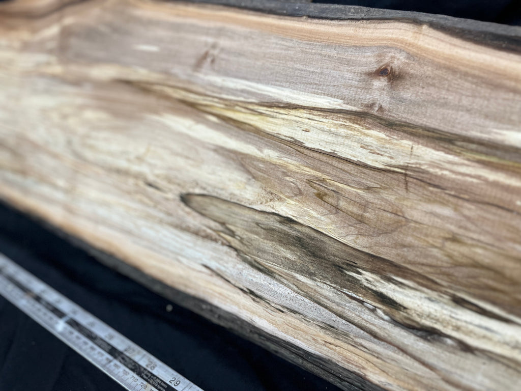 Sycamore plank, shelf, craft wood 1050 L x 296 W x 32 D (mm)    (287)