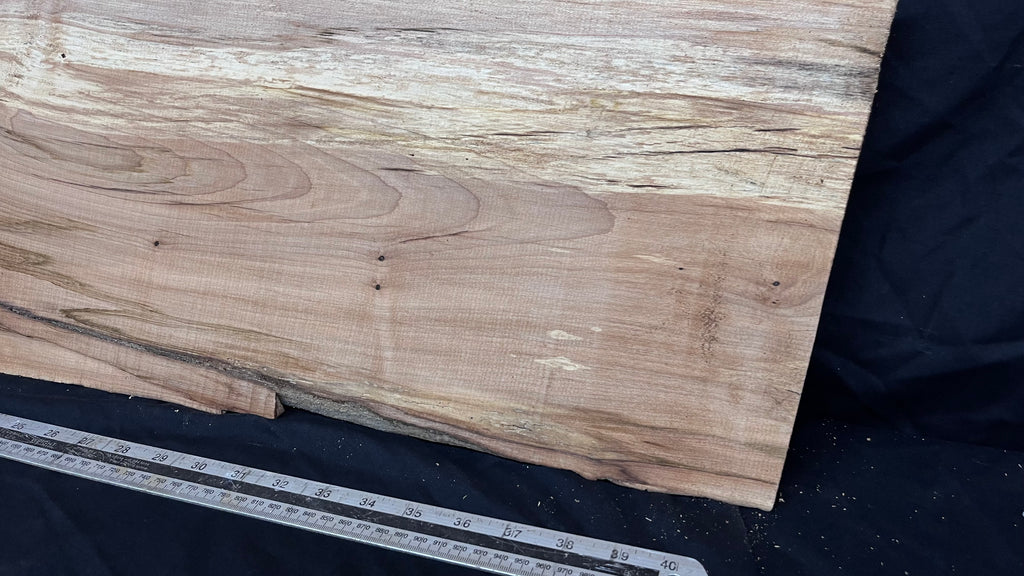 Sycamore plank, shelf, craft wood 1050 L x 296 W x 32 D (mm)    (287)