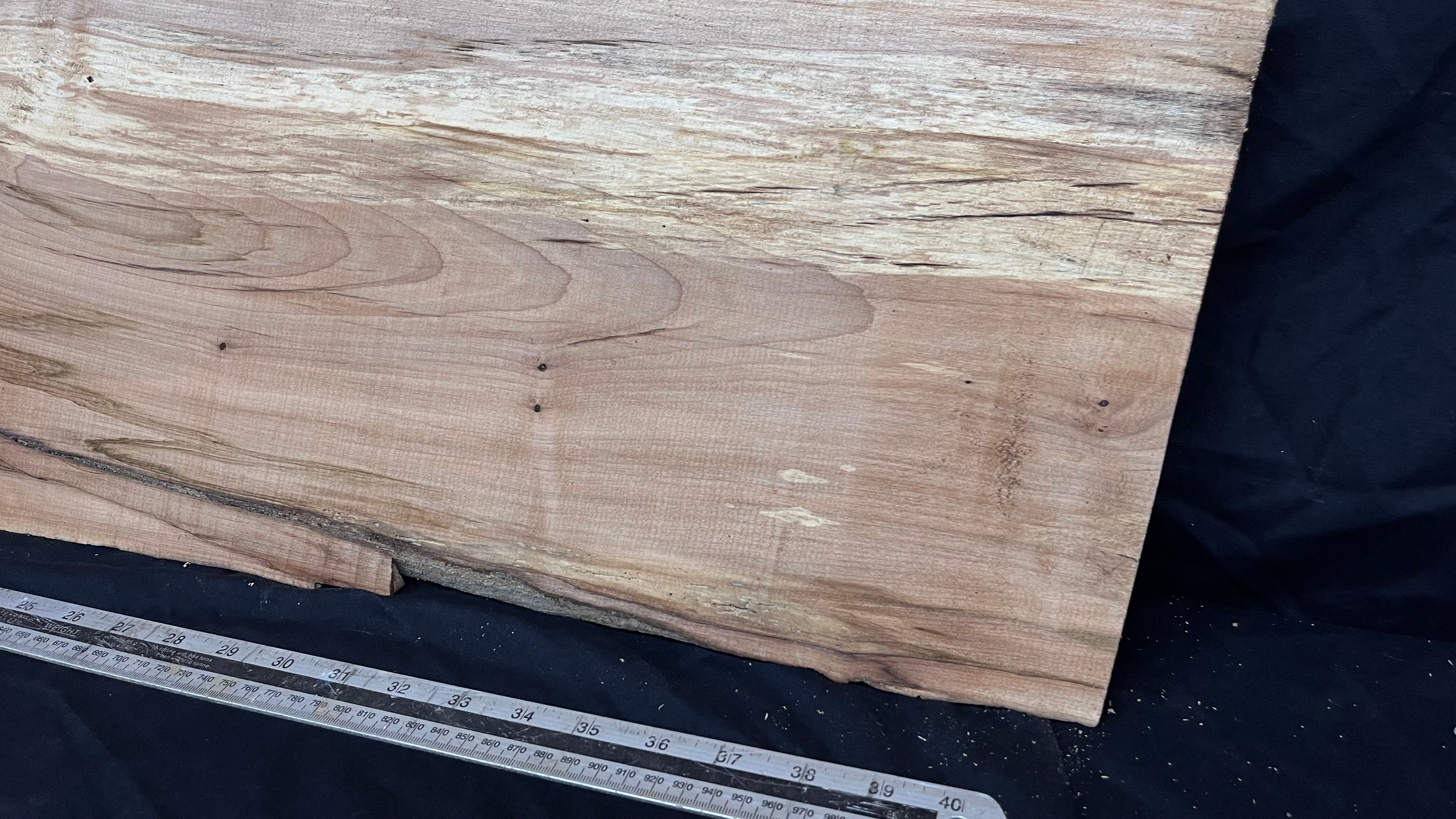 Sycamore plank, shelf, craft wood 1050 L x 296 W x 32 D (mm)    (287)