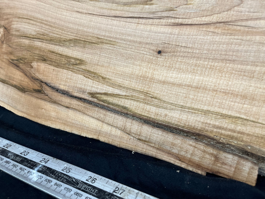 Sycamore plank, shelf, craft wood 1050 L x 296 W x 32 D (mm)    (287)