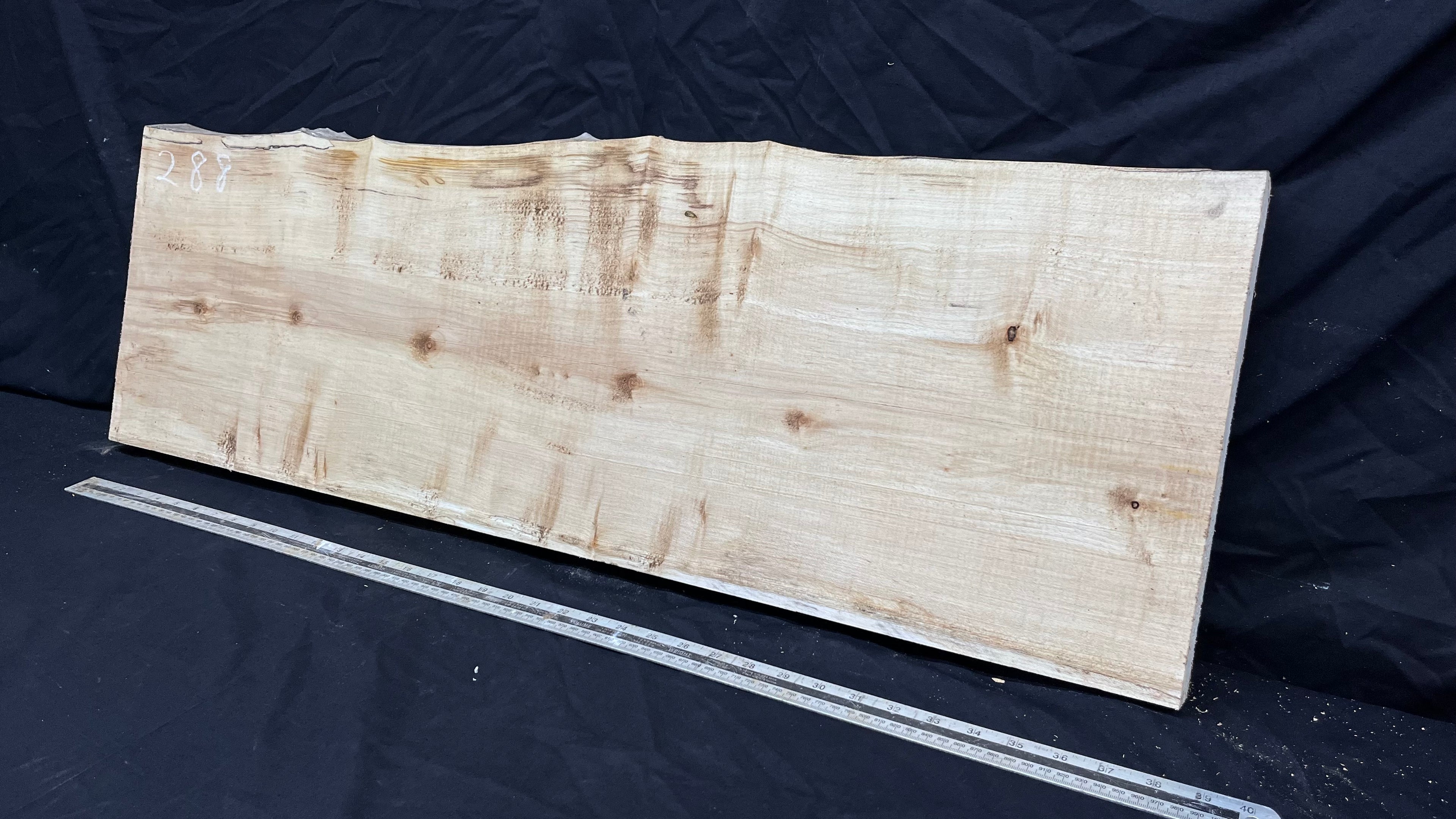 Sycamore plank, shelf, craft wood 1010 L x 327 W x 40 D mm  (288)