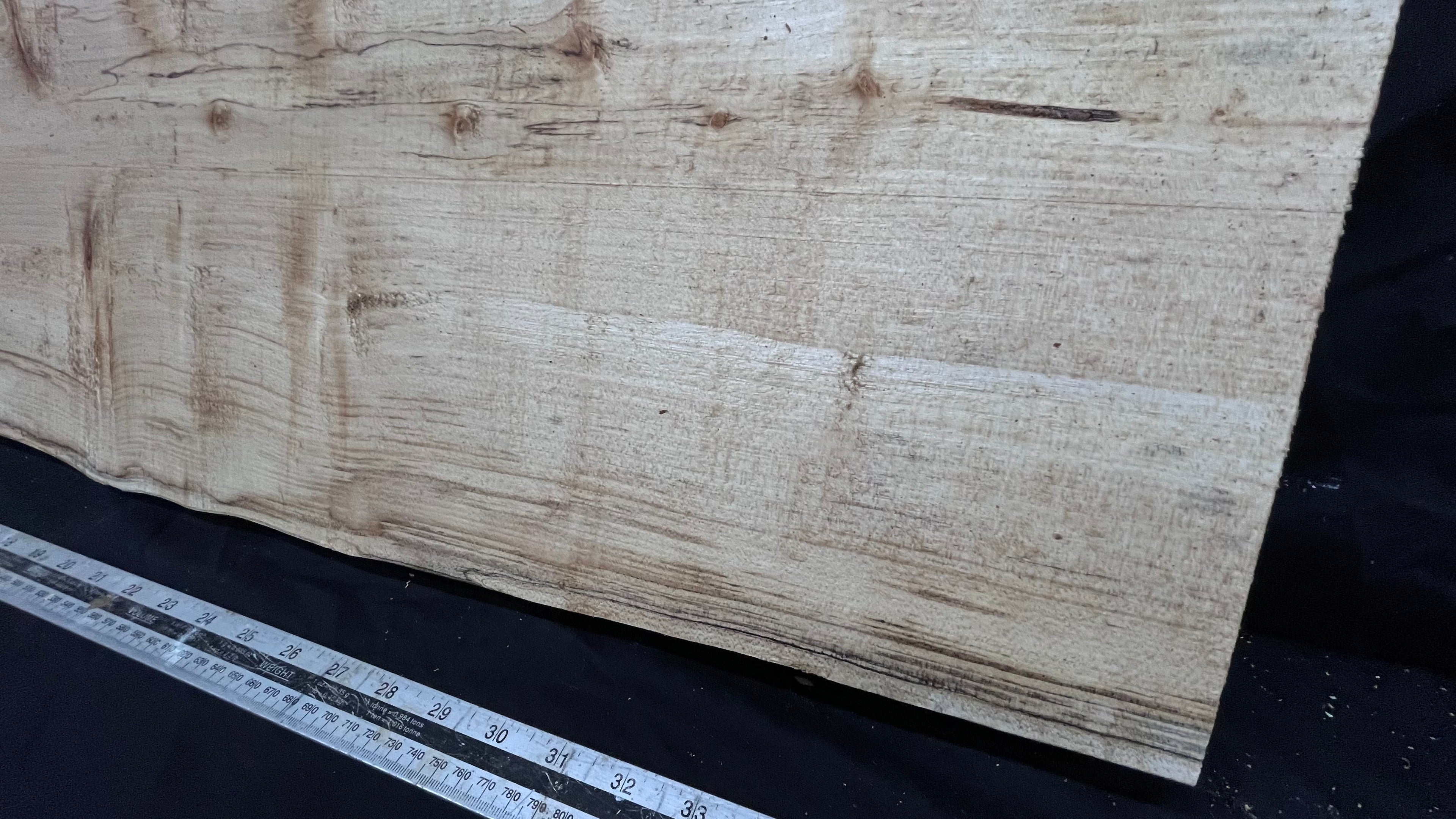 Sycamore plank, shelf, craft wood 1010 L x 327 W x 40 D mm  (288)