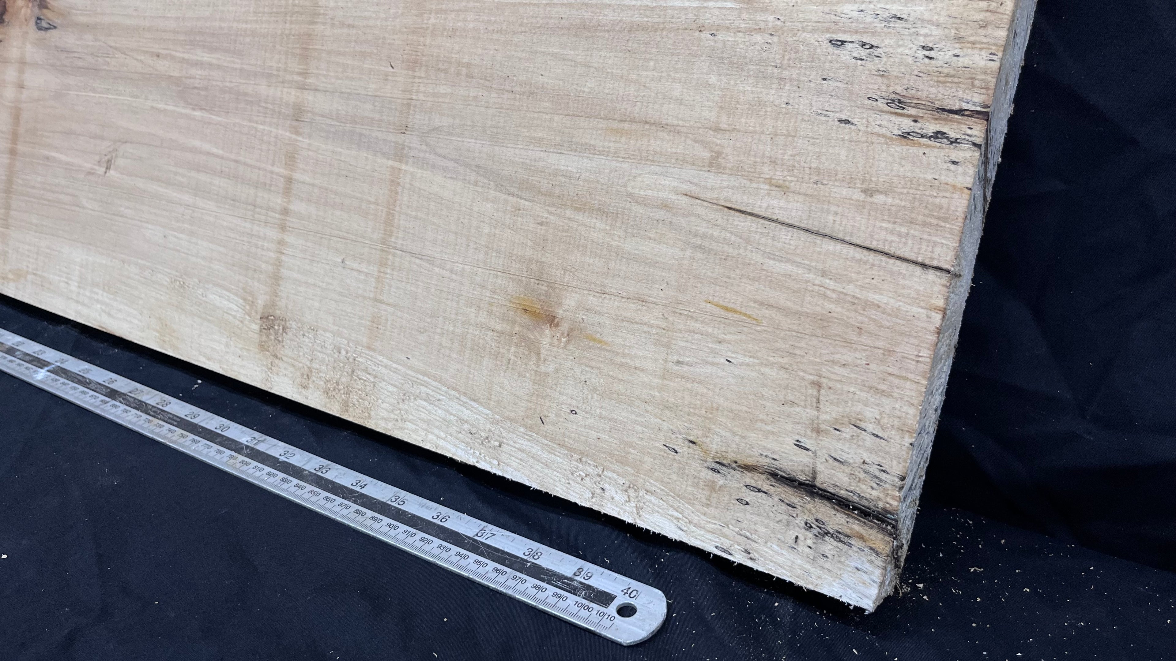 Sycamore plank, shelf, craft wood 1125 L x 315 W x 40 D mm  (289)