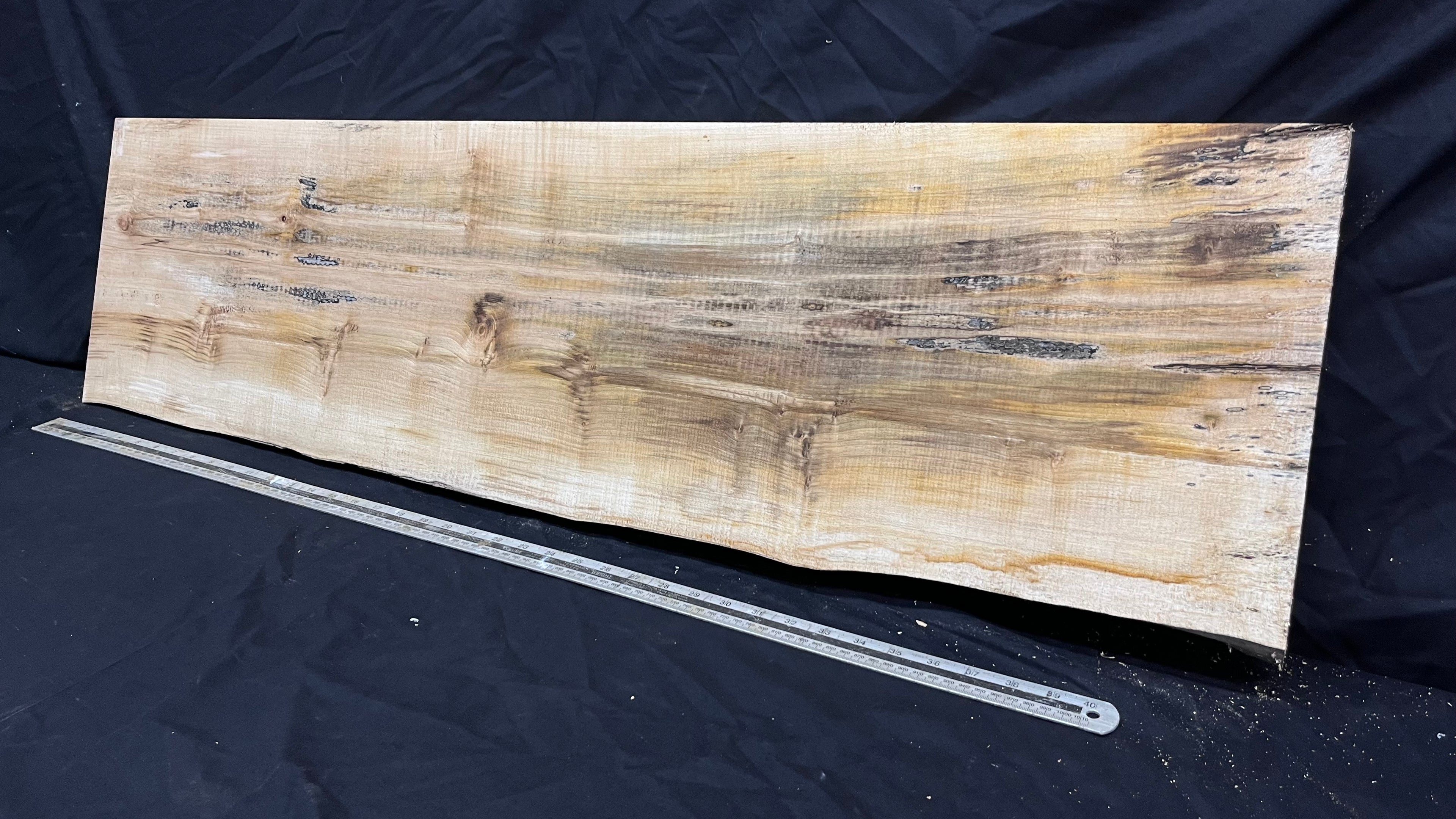 Sycamore plank, shelf, craft wood 1125 L x 315 W x 40 D mm  (289)
