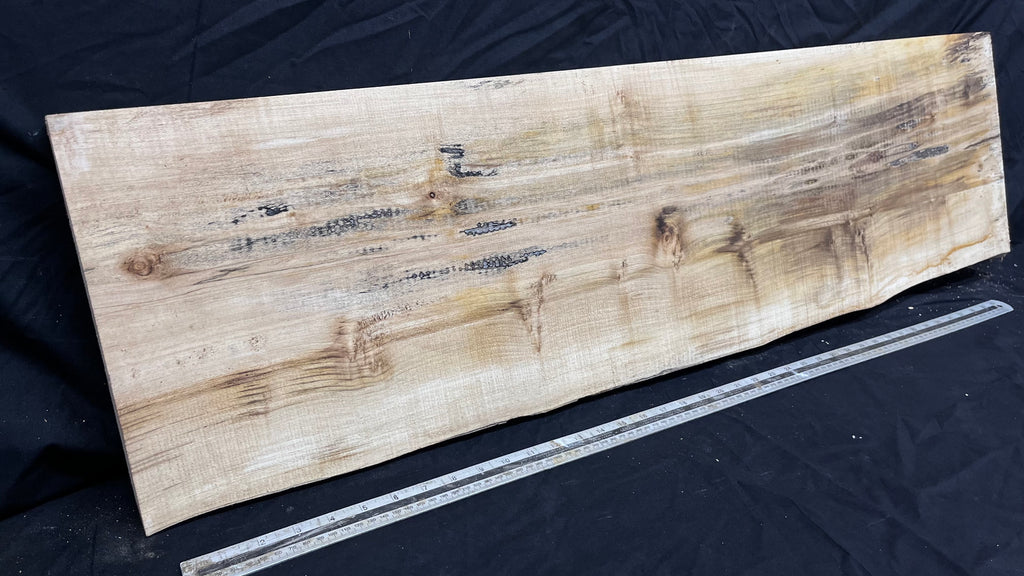 Sycamore plank, shelf, craft wood 1125 L x 315 W x 40 D mm  (289)