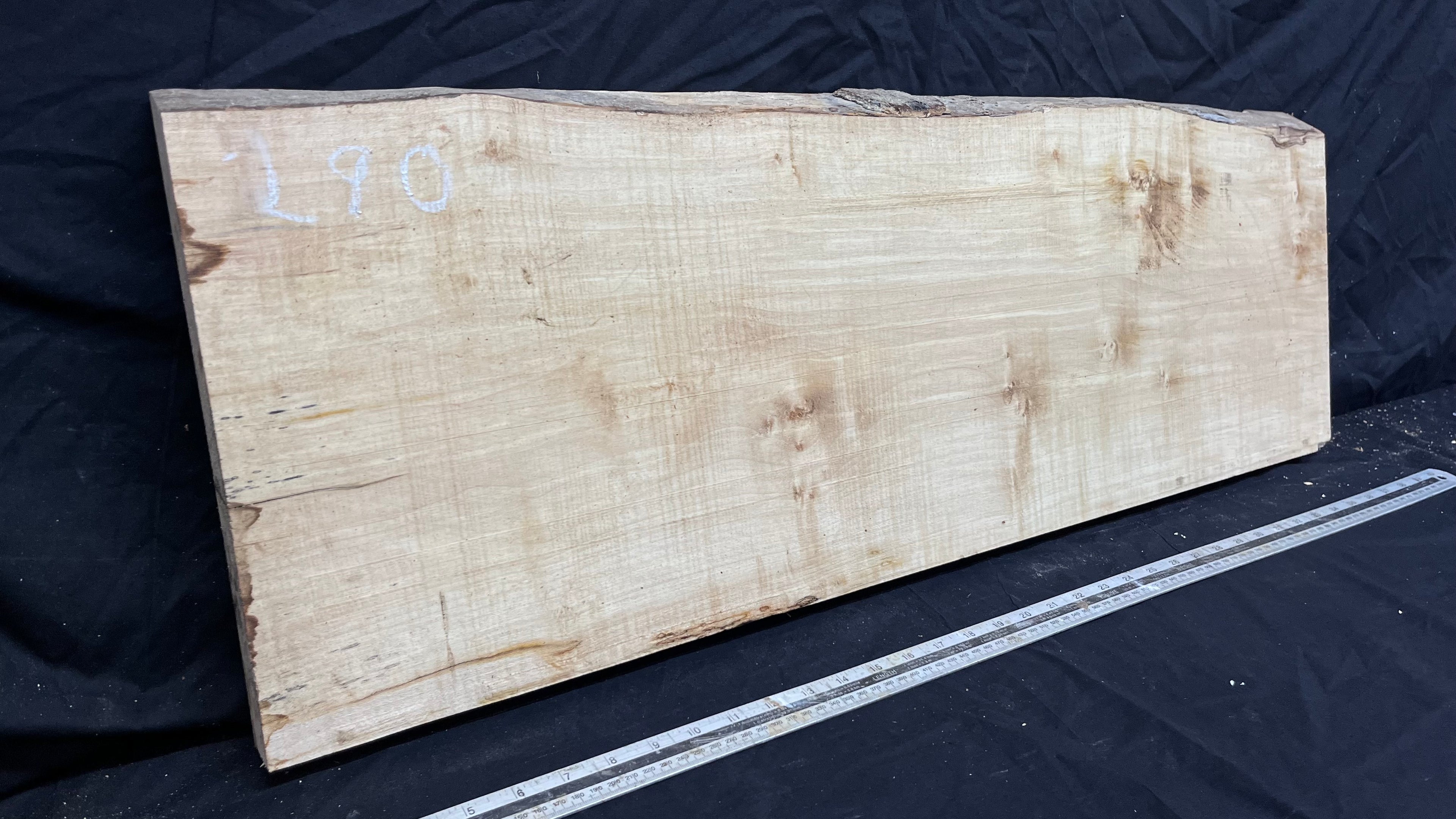 Sycamore plank, shelf, craft wood 910 L x 318 W x 40 D mm  (290)
