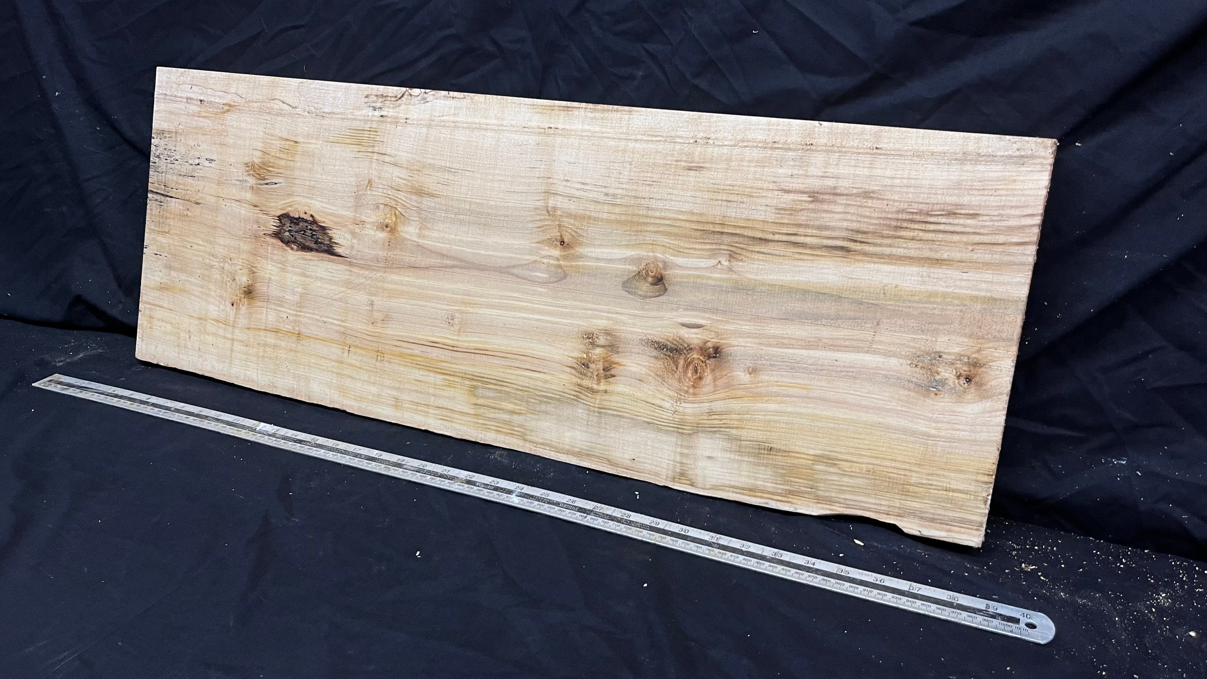 Sycamore plank, shelf, craft wood 910 L x 318 W x 40 D mm  (290)